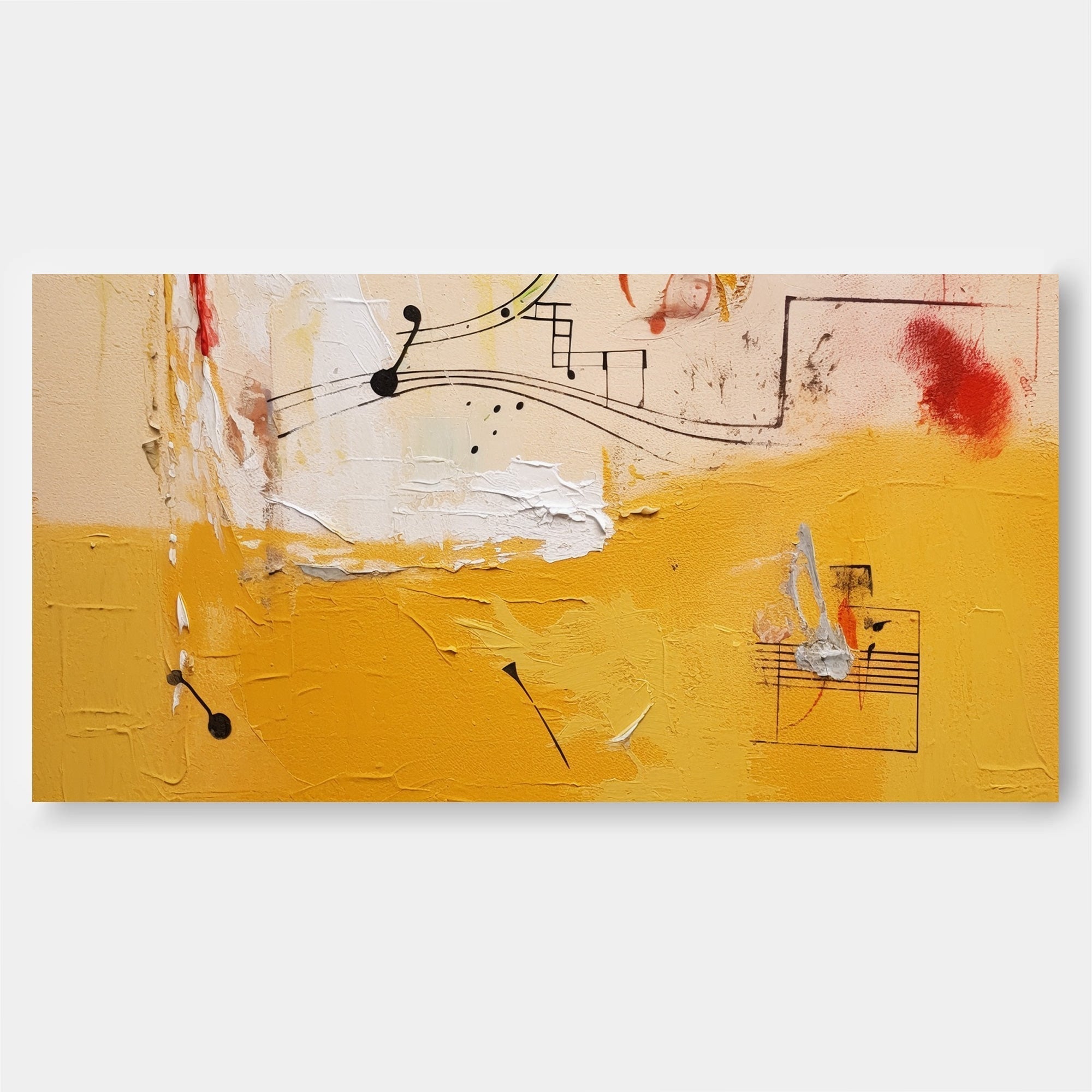 Melodies in Abstract Yellow
