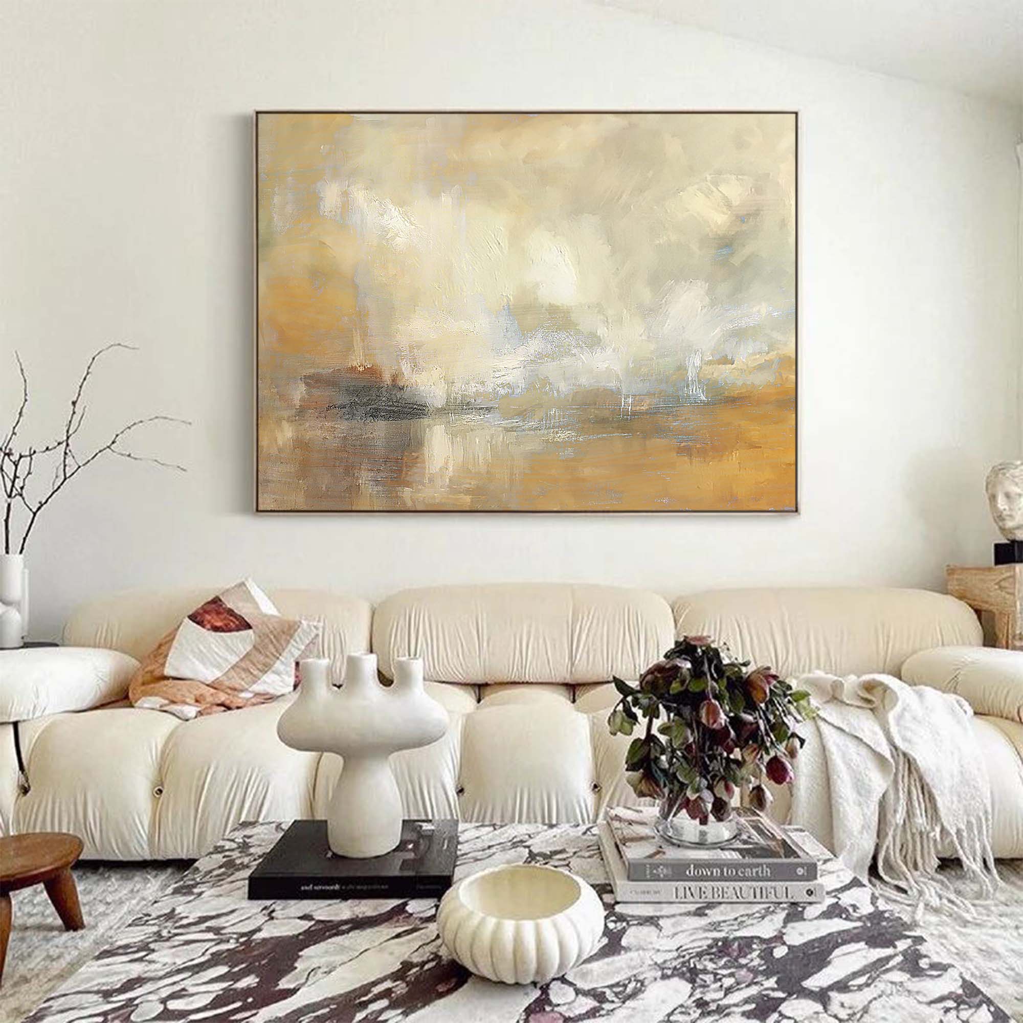 Ethereal Misty Landscape Art