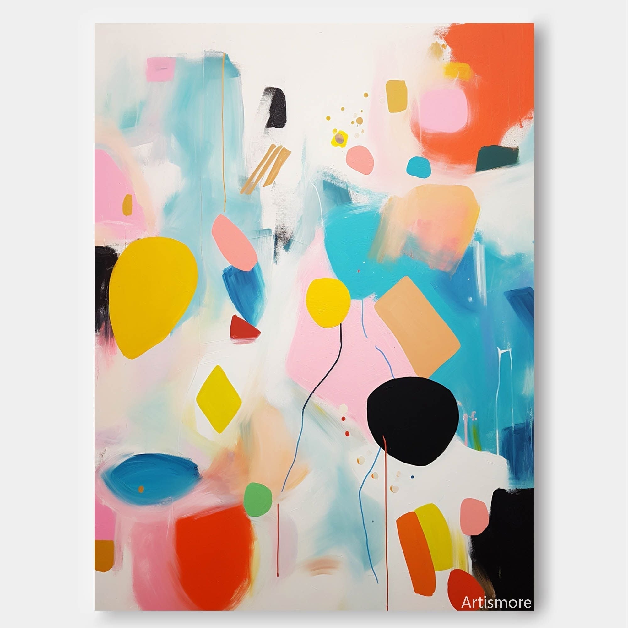 Playful Geometric Abstract Art
