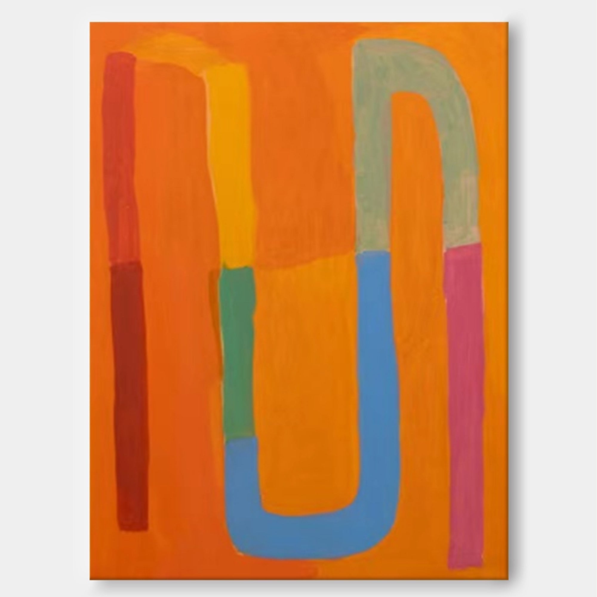 Vibrant Pathways: Abstract Color Flow