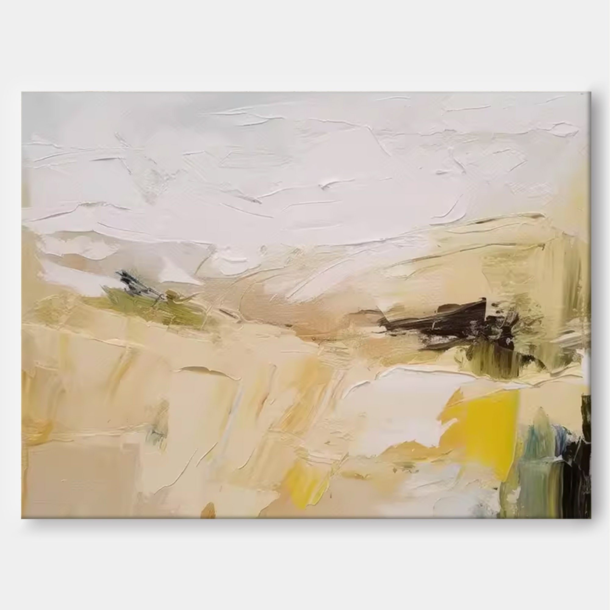 Textured Minimalist Landscape Art