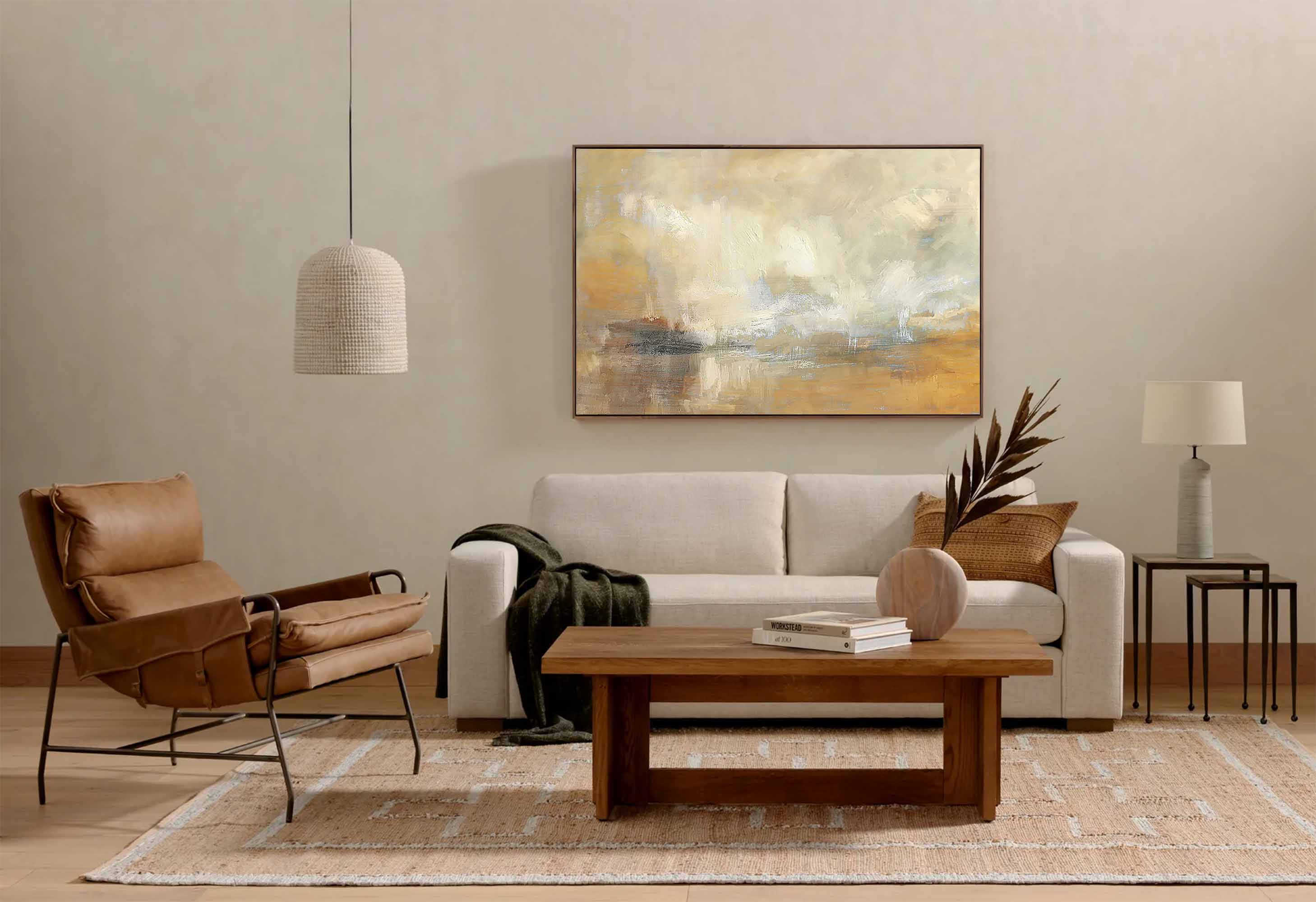 Ethereal Misty Landscape Art
