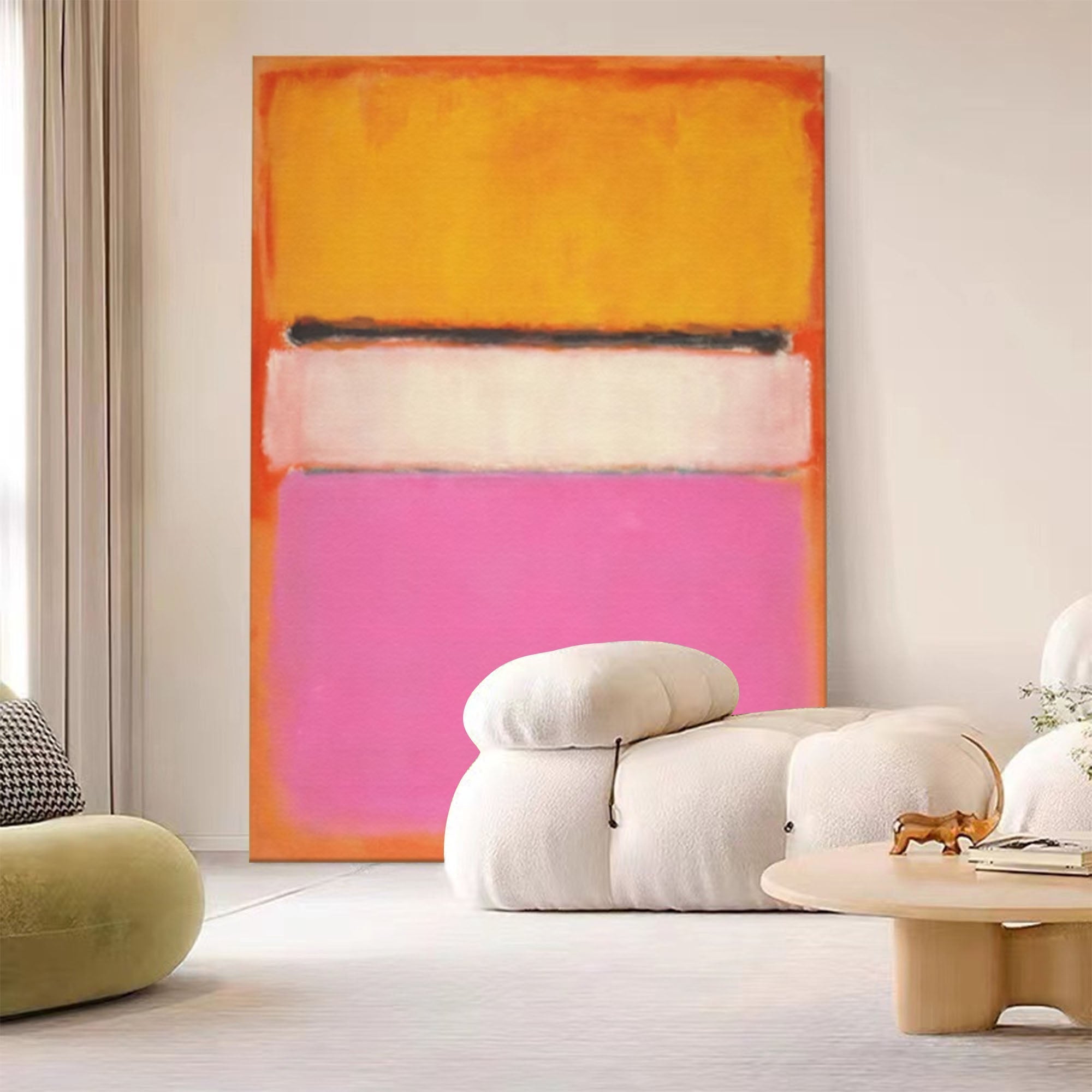 Vibrant Blocks: Bold Abstract Harmony