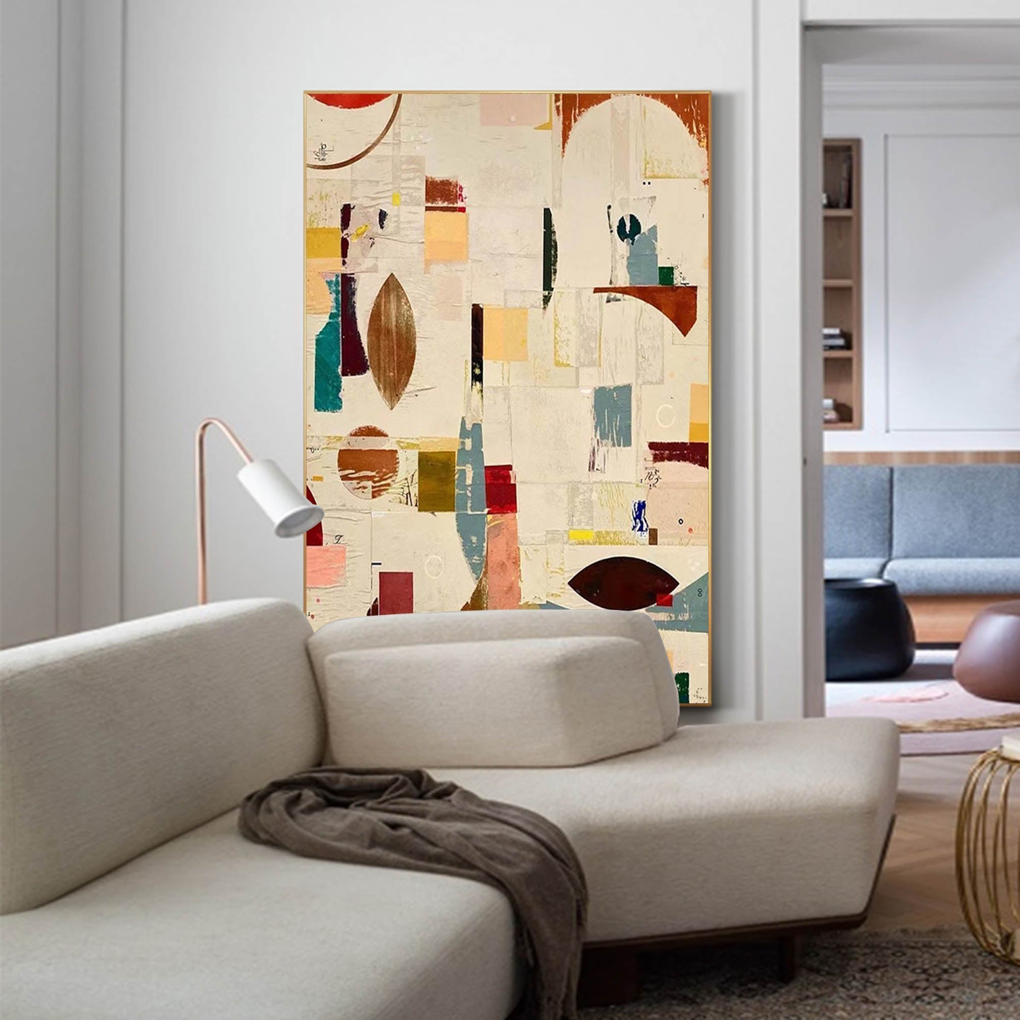Geometric Abstractions: Modern Art Collage