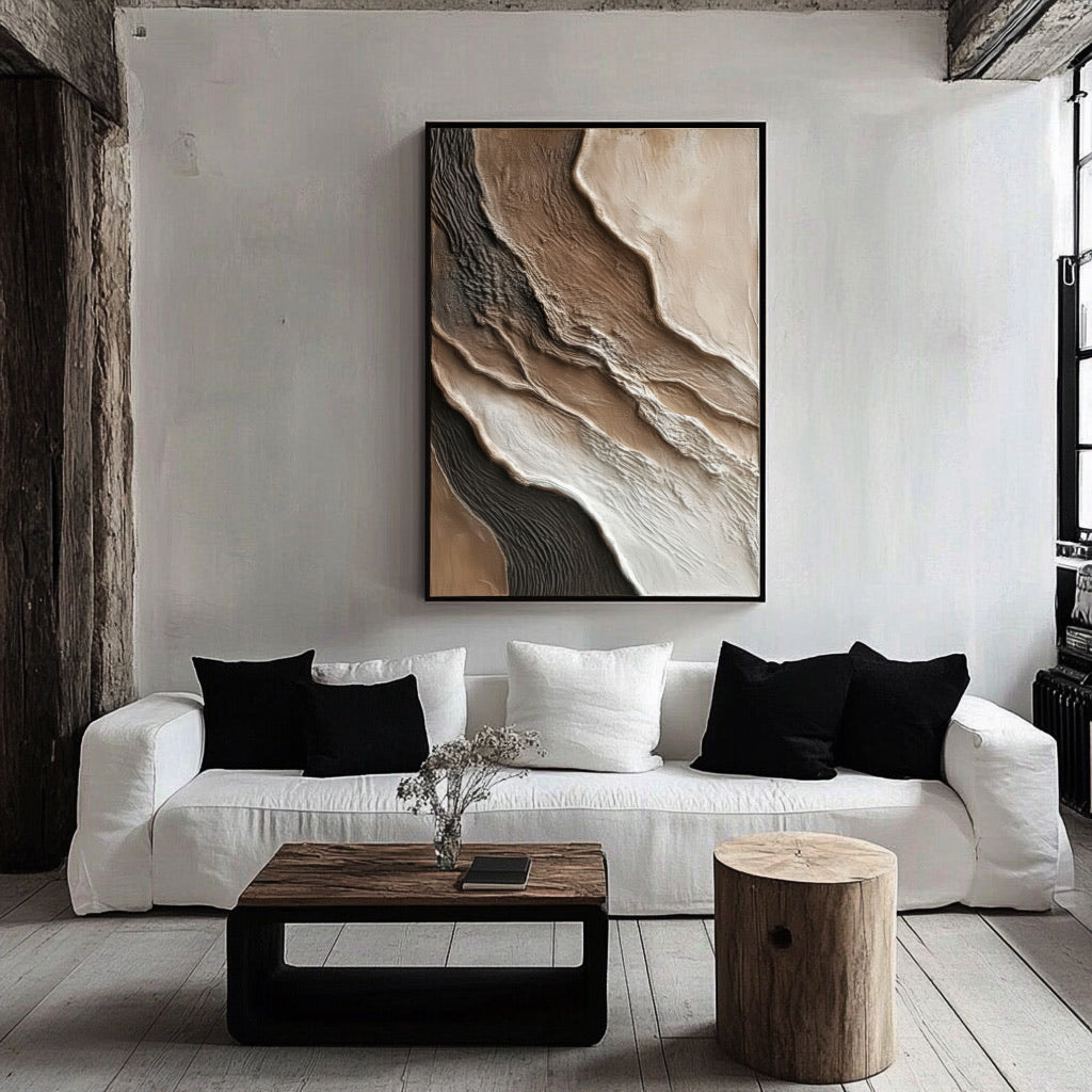 Abstract Textured Wabi G069