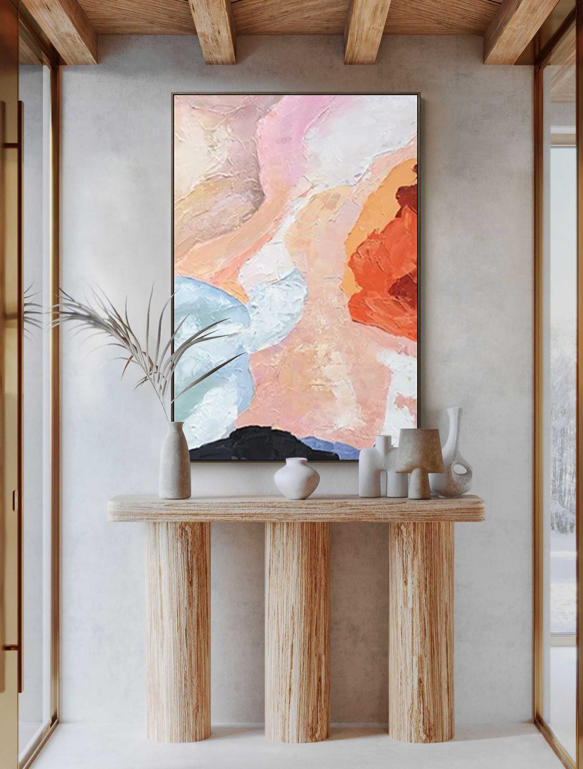 Fluid Expression: Pastel Abstract Waves