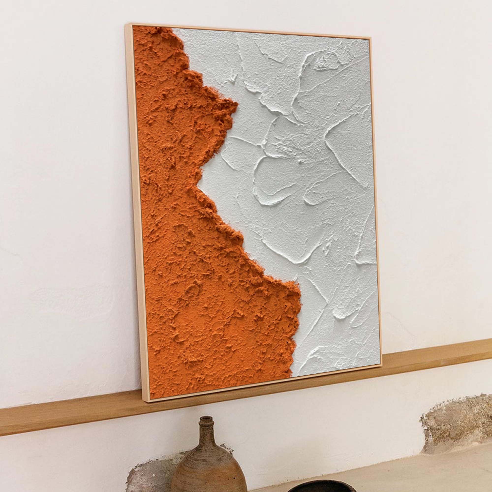 Textured Abstract Earth Tones Art