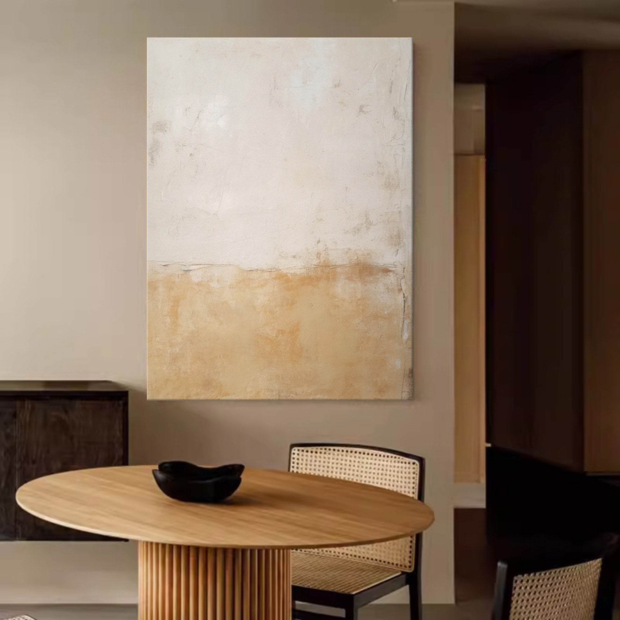 Minimalist Textured Abstract Art