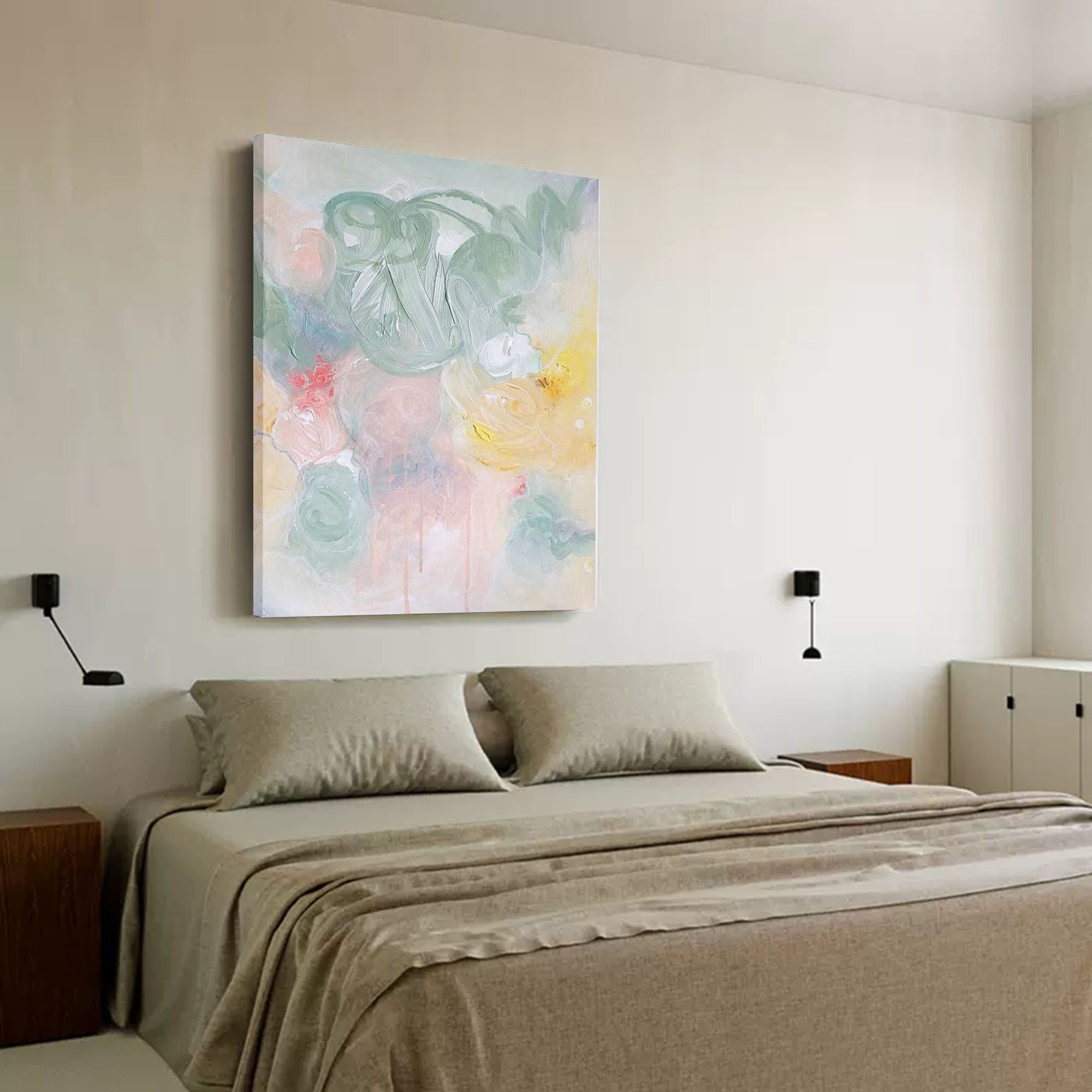 Soft Whispers: Pastel Abstract Flow
