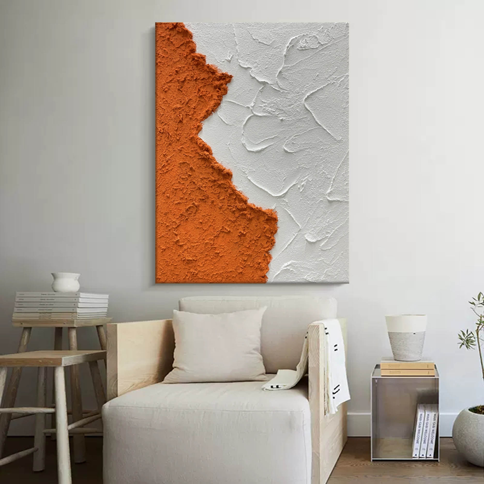 Textured Abstract Earth Tones Art