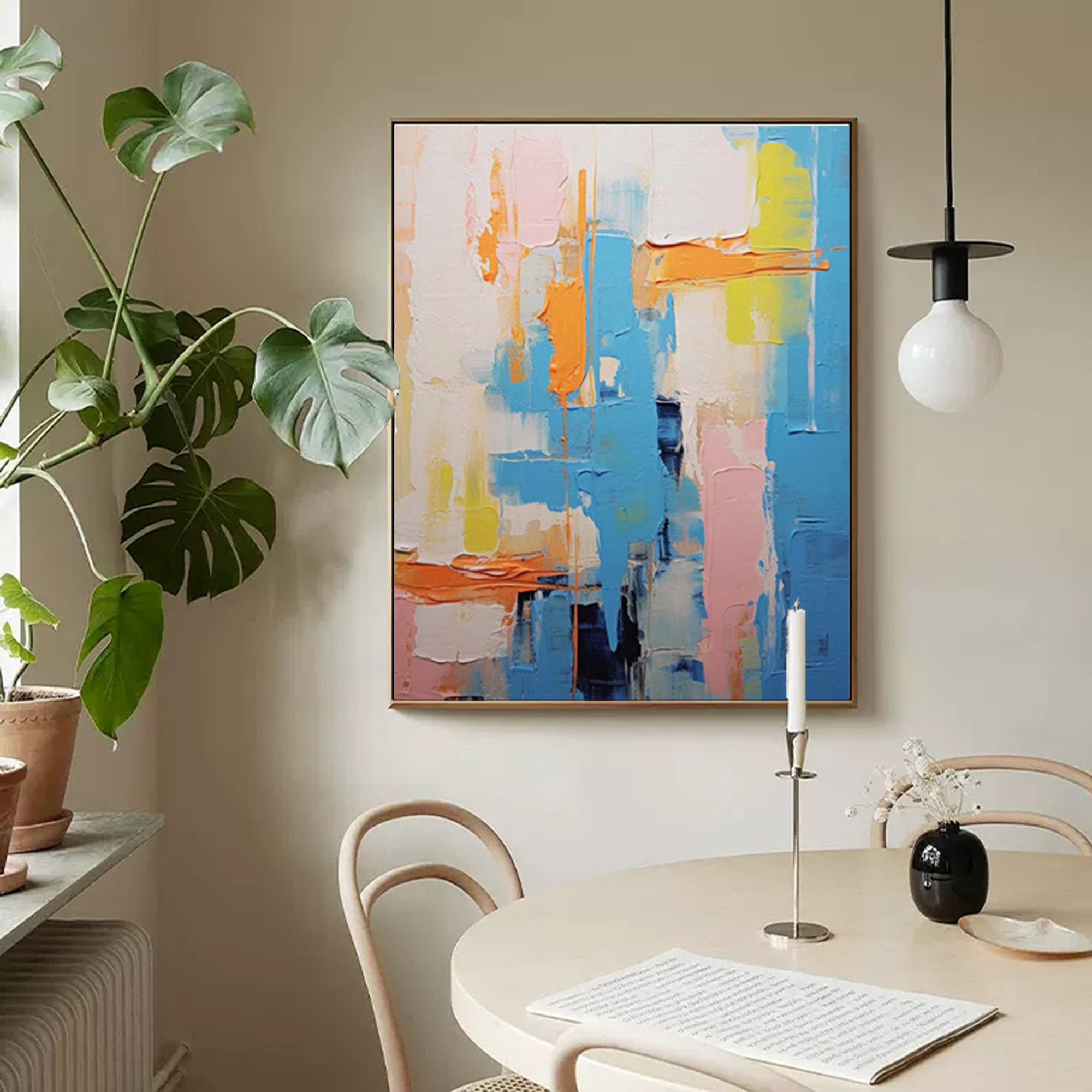 Vibrant Layers: Abstract Color Play