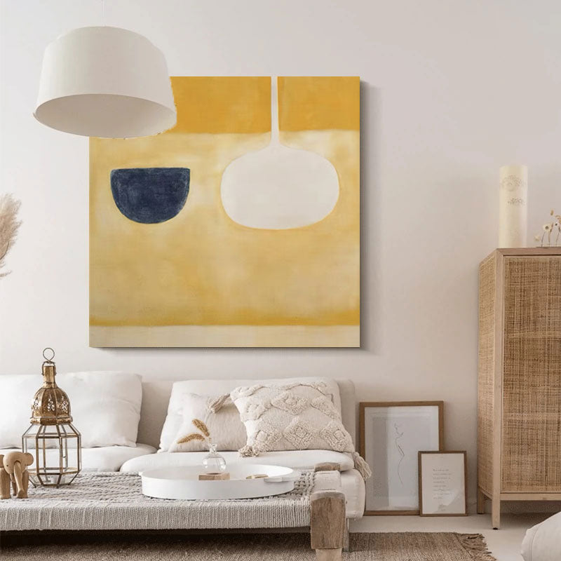 Minimalist Abstract Still Life Oil Painting