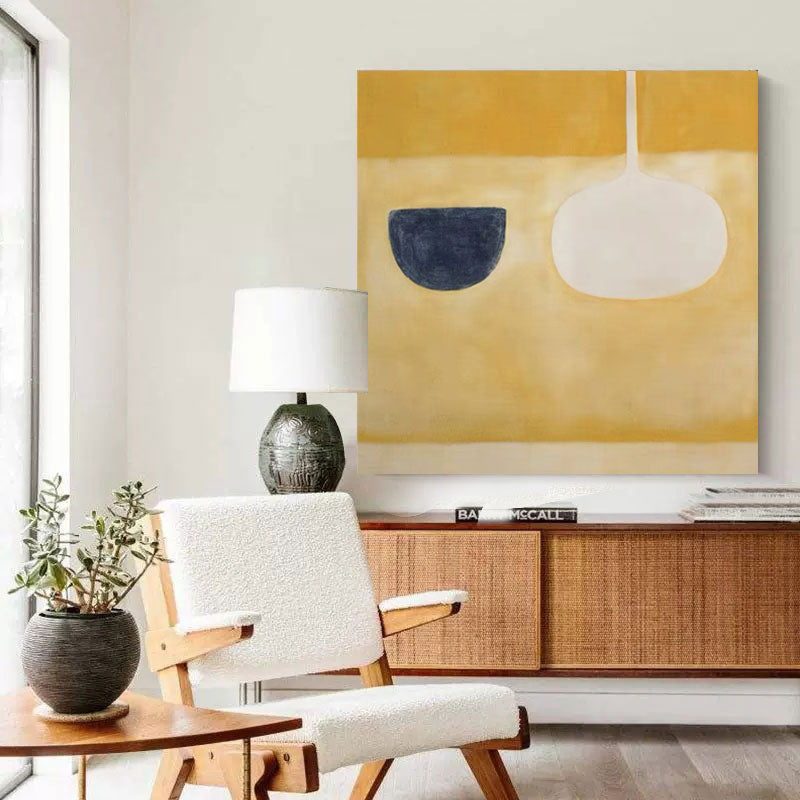 Minimalist Abstract Still Life Oil Painting