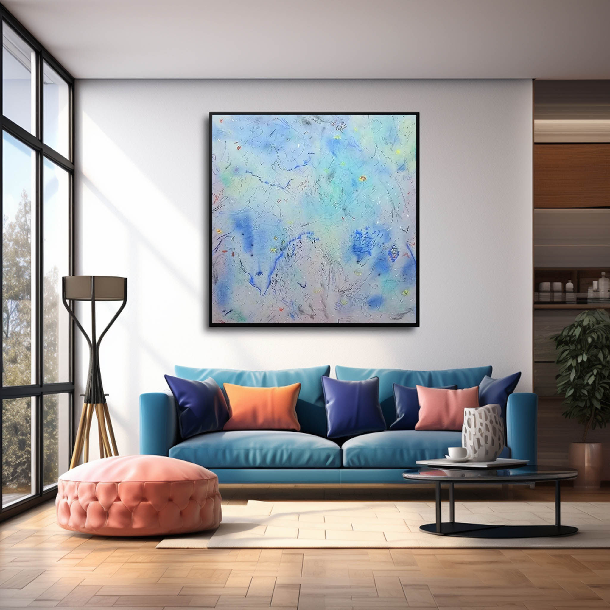 Abstract Canvas Art #AB311