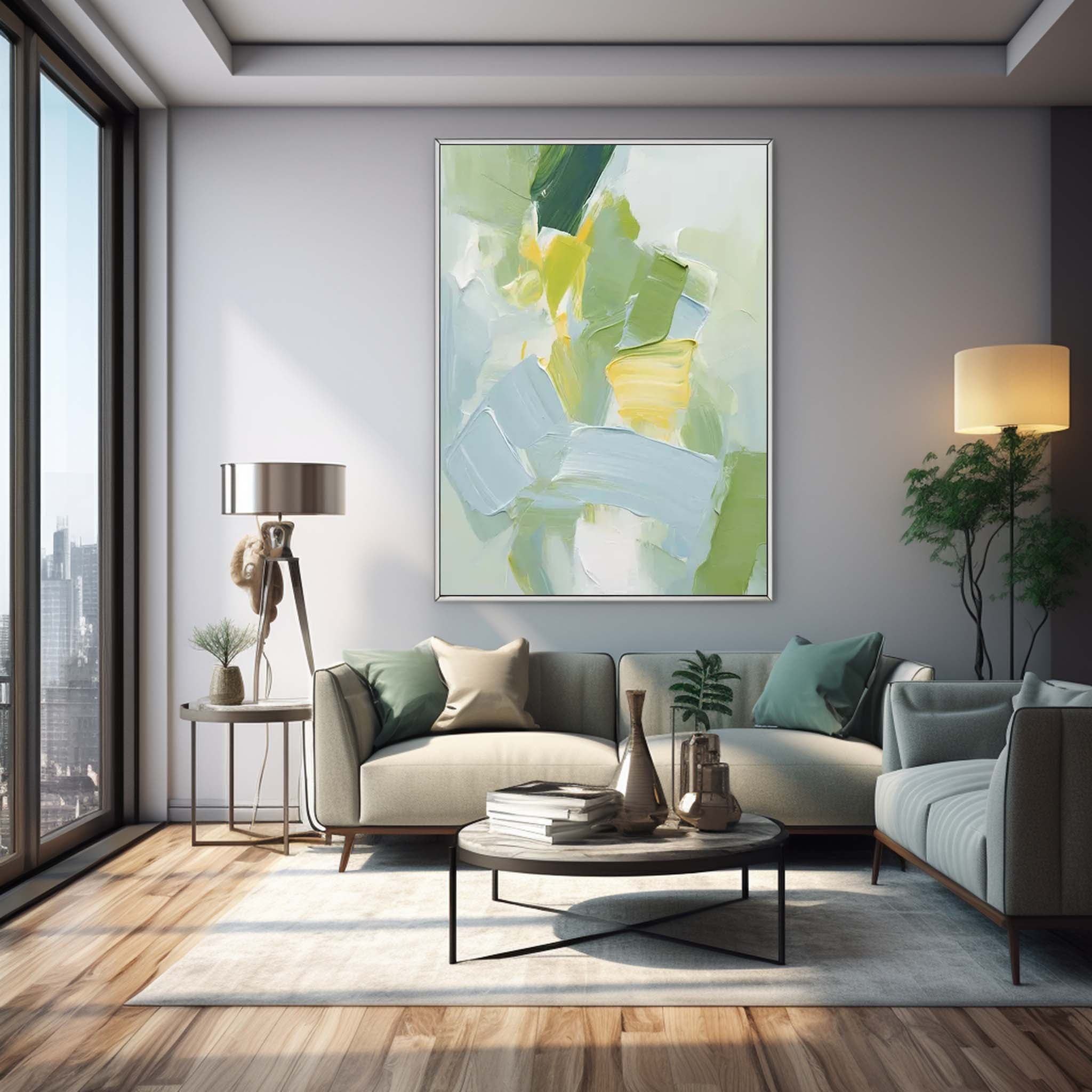 Abstract Canvas Art #AB303