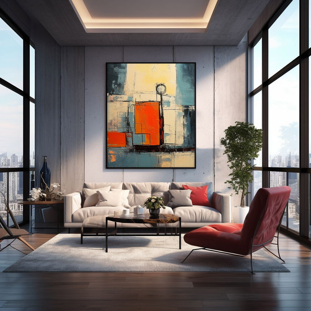 Abstract Canvas Art #AB316