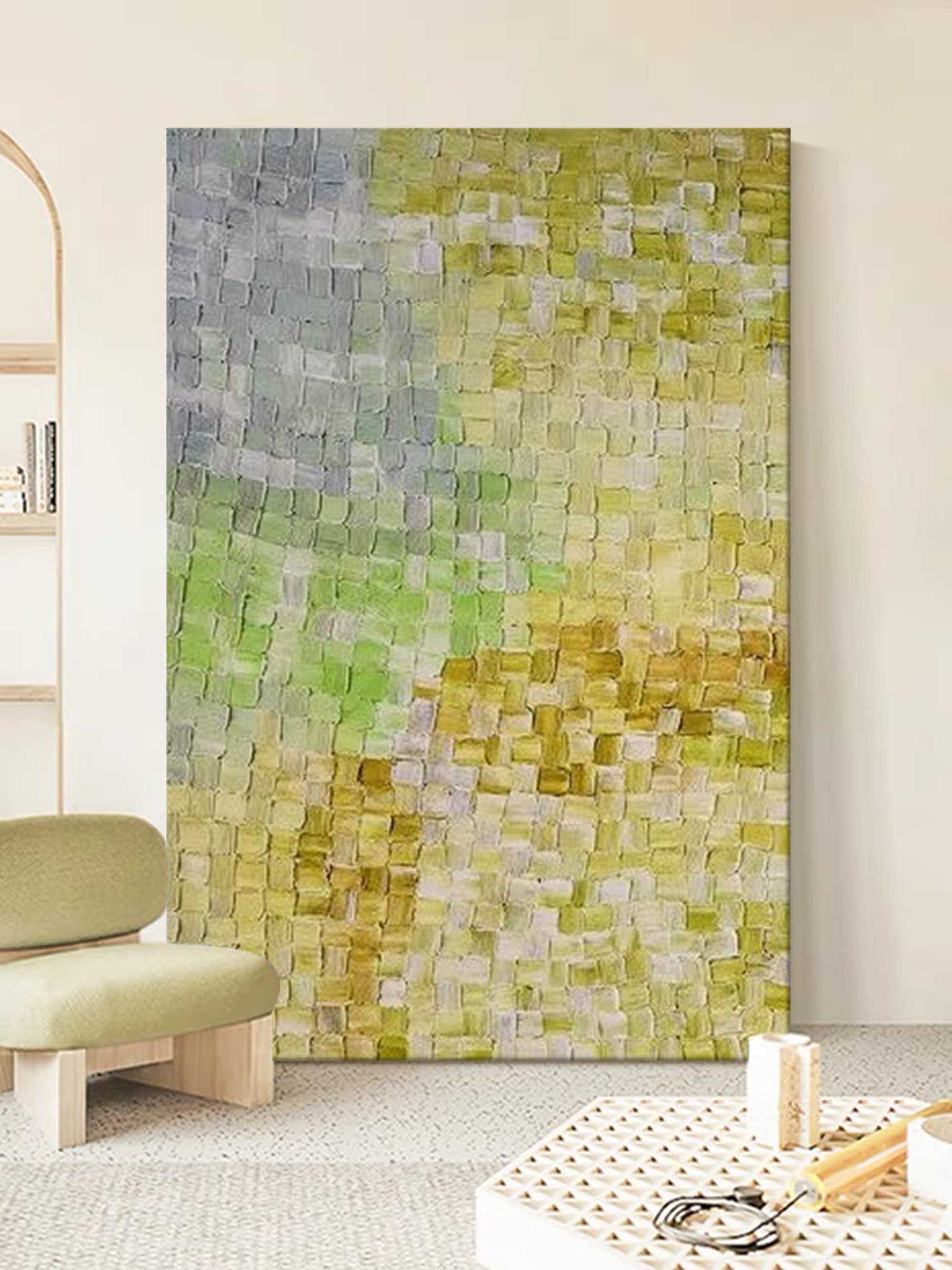 Golden Hour Abstract Textured Art