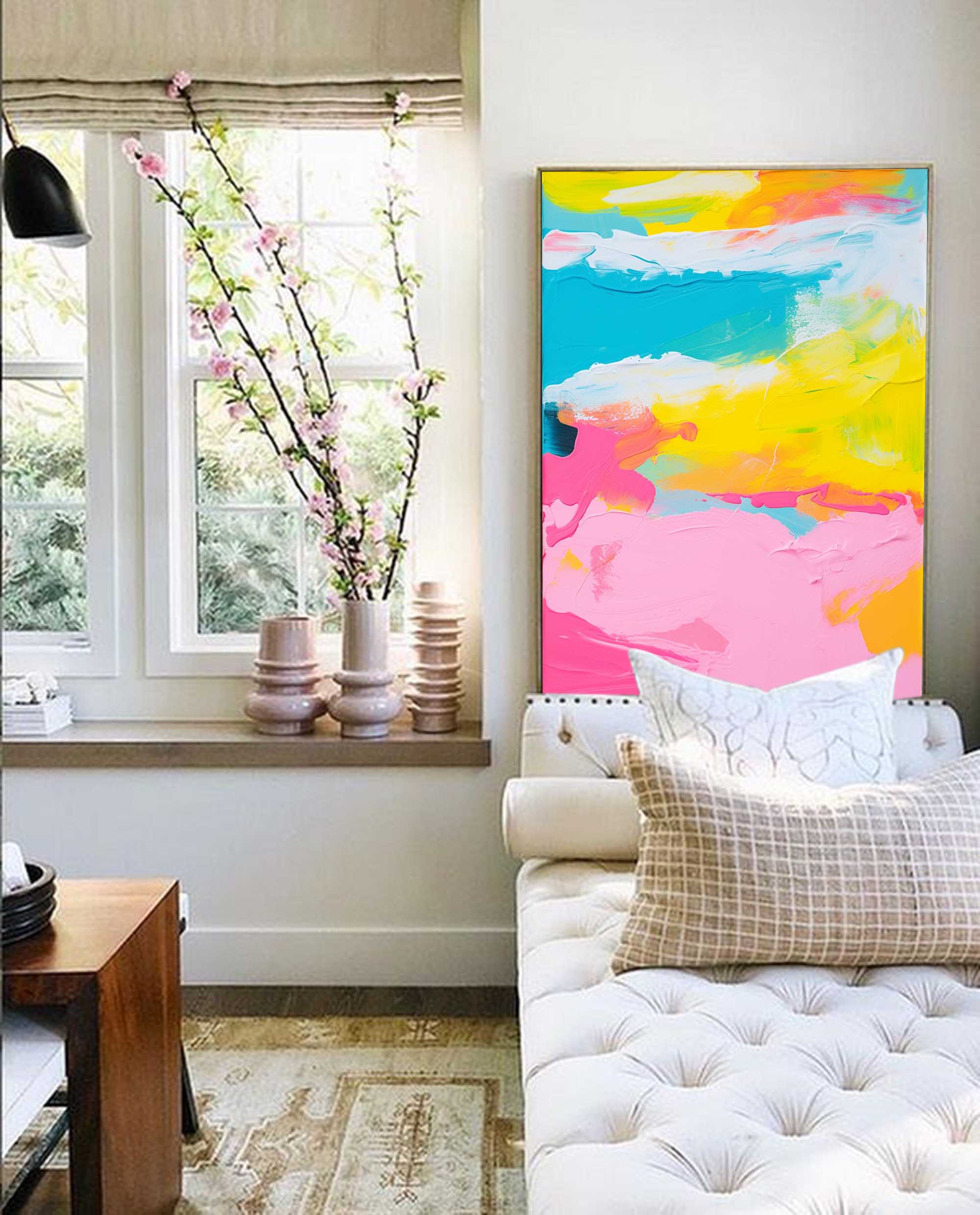 Sunny Daydream Abstract Canvas