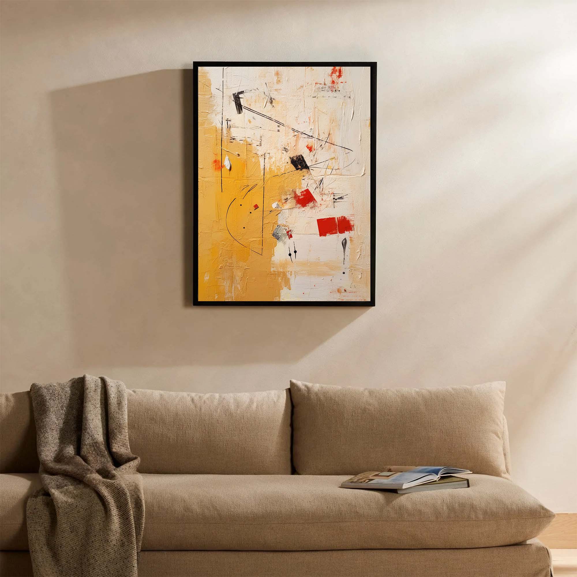 Geometric Abstract Rhythm Art
