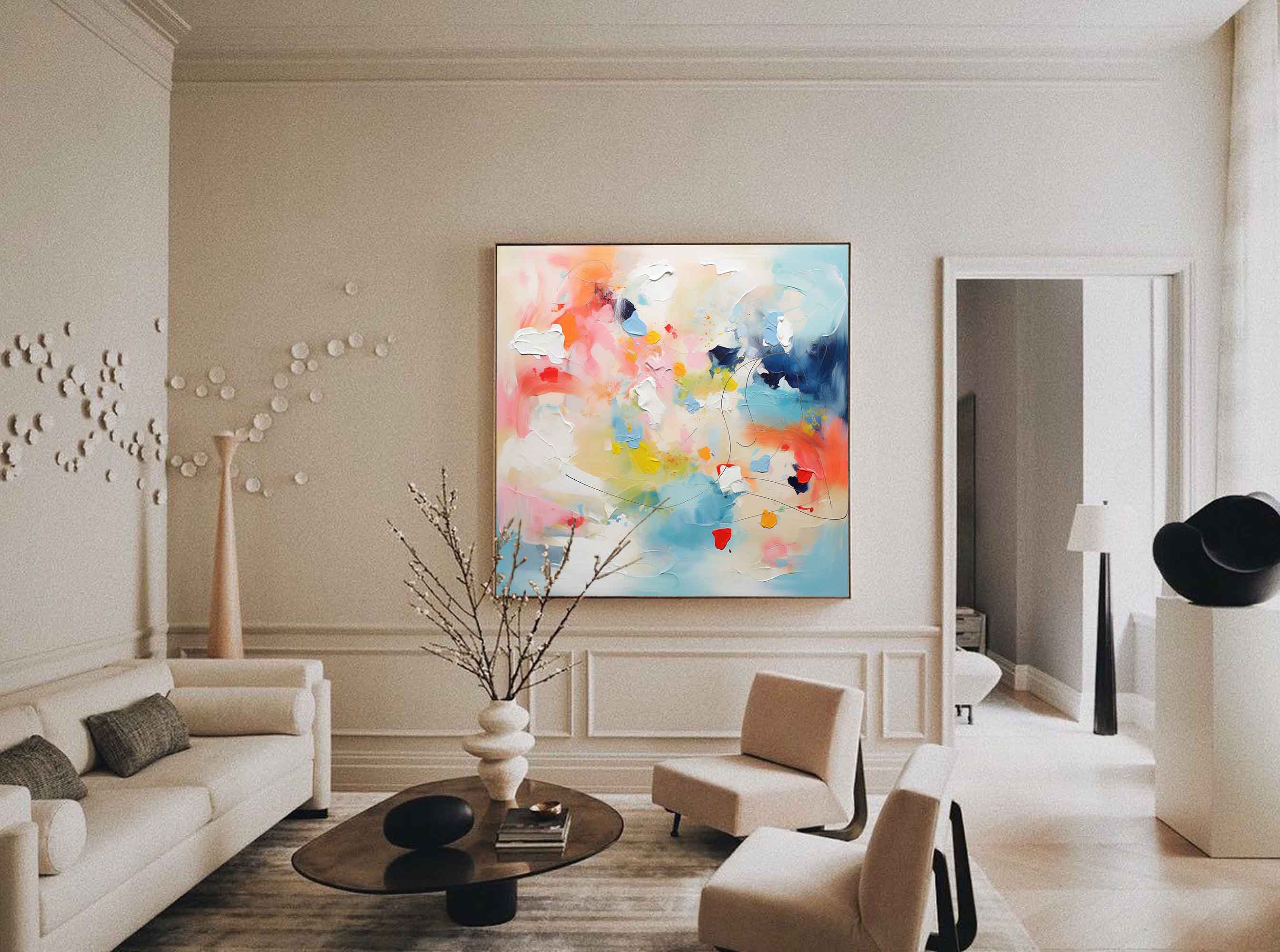 Vibrant Abstract Color Motion Art