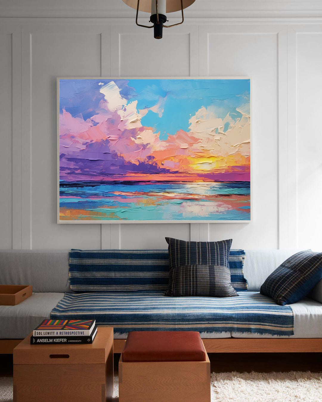 Radiant Sunset Over Tranquil Sea