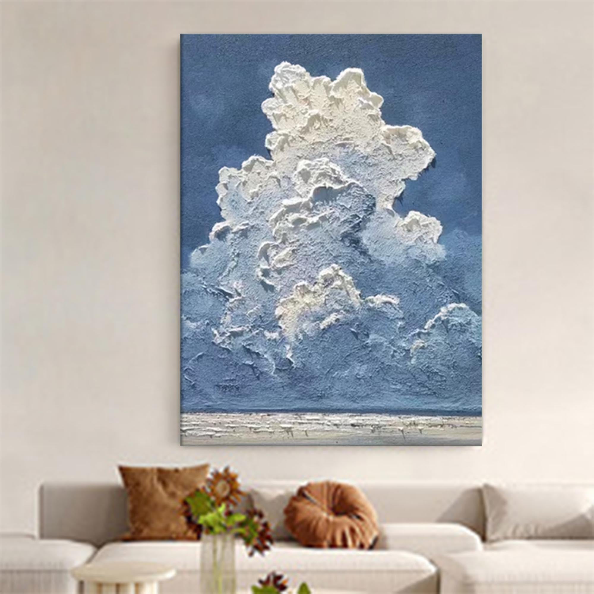 Clouds in Motion: Textured Sky Art