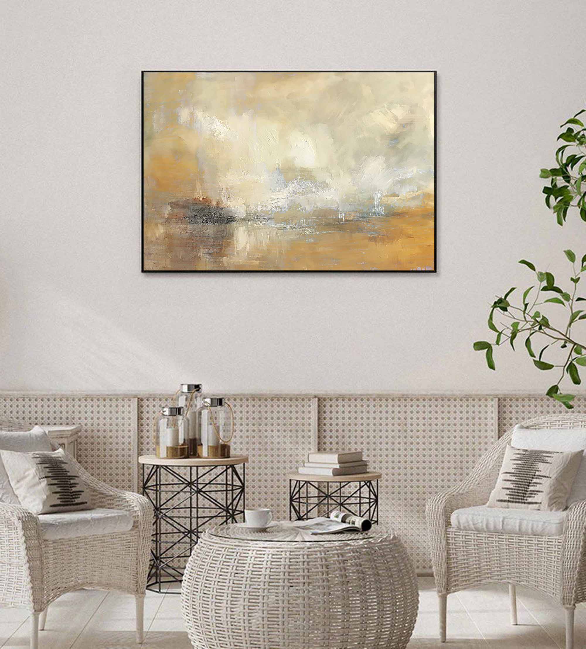 Ethereal Misty Landscape Art