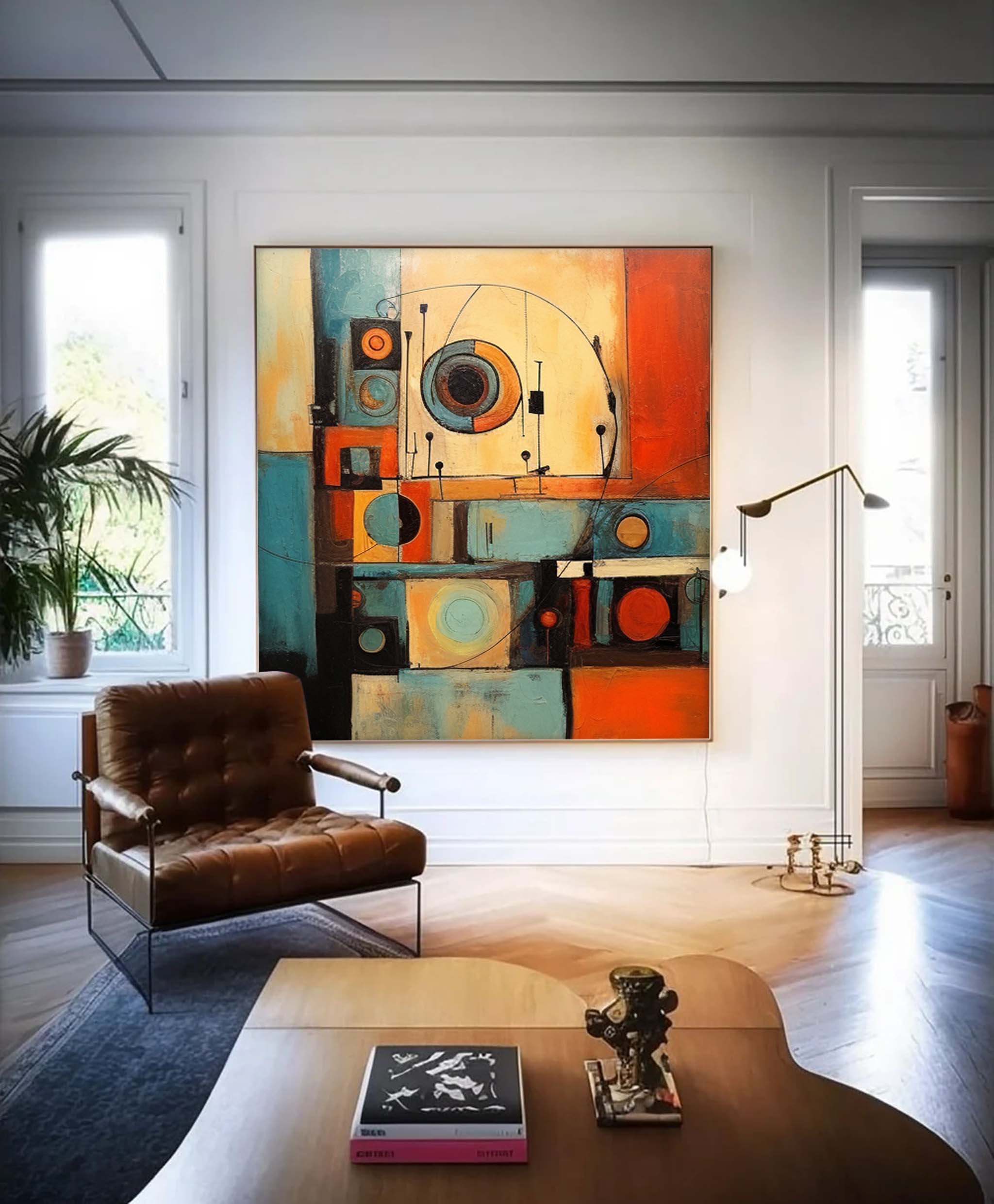 Abstract Canvas Art #AB321