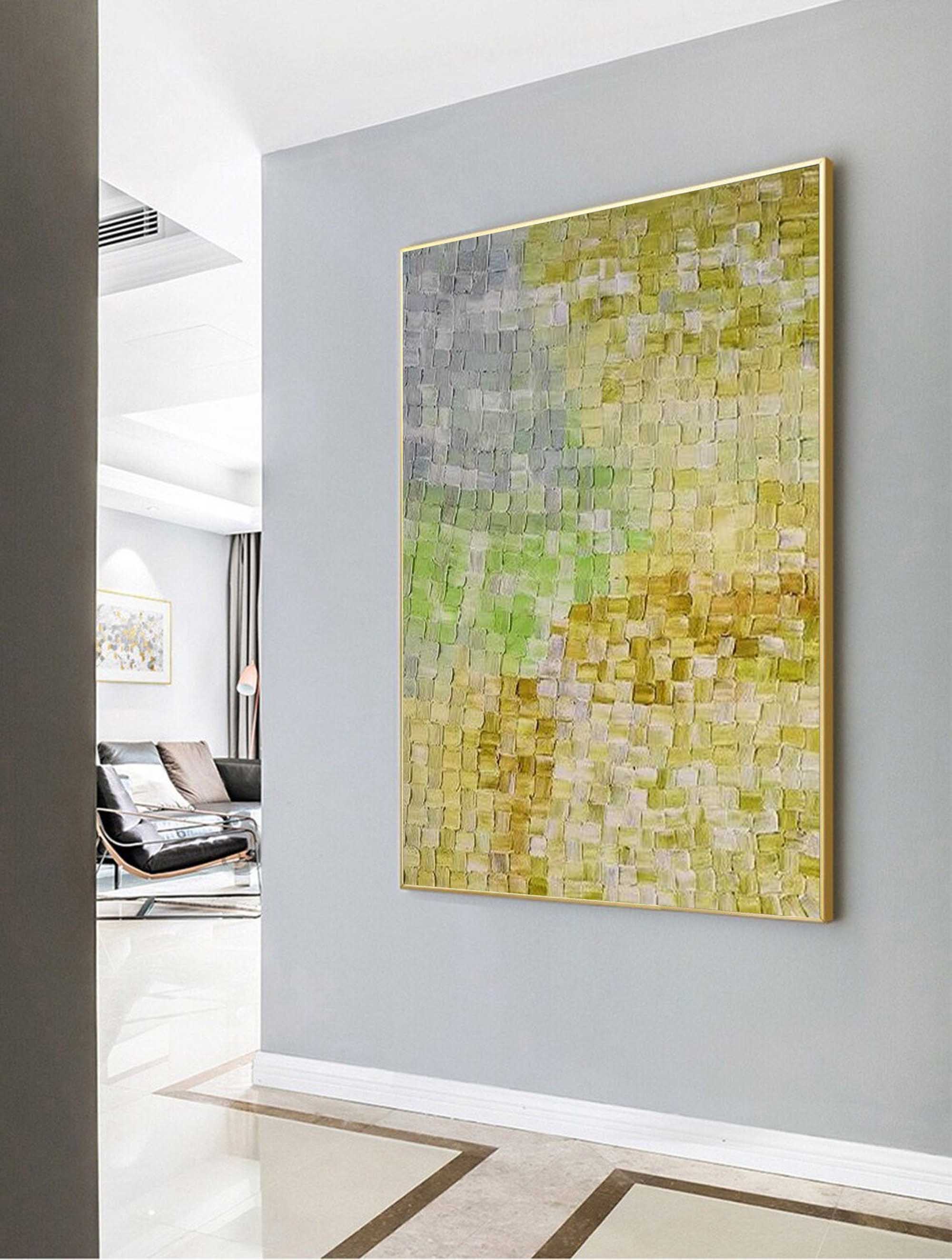 Golden Hour Abstract Textured Art
