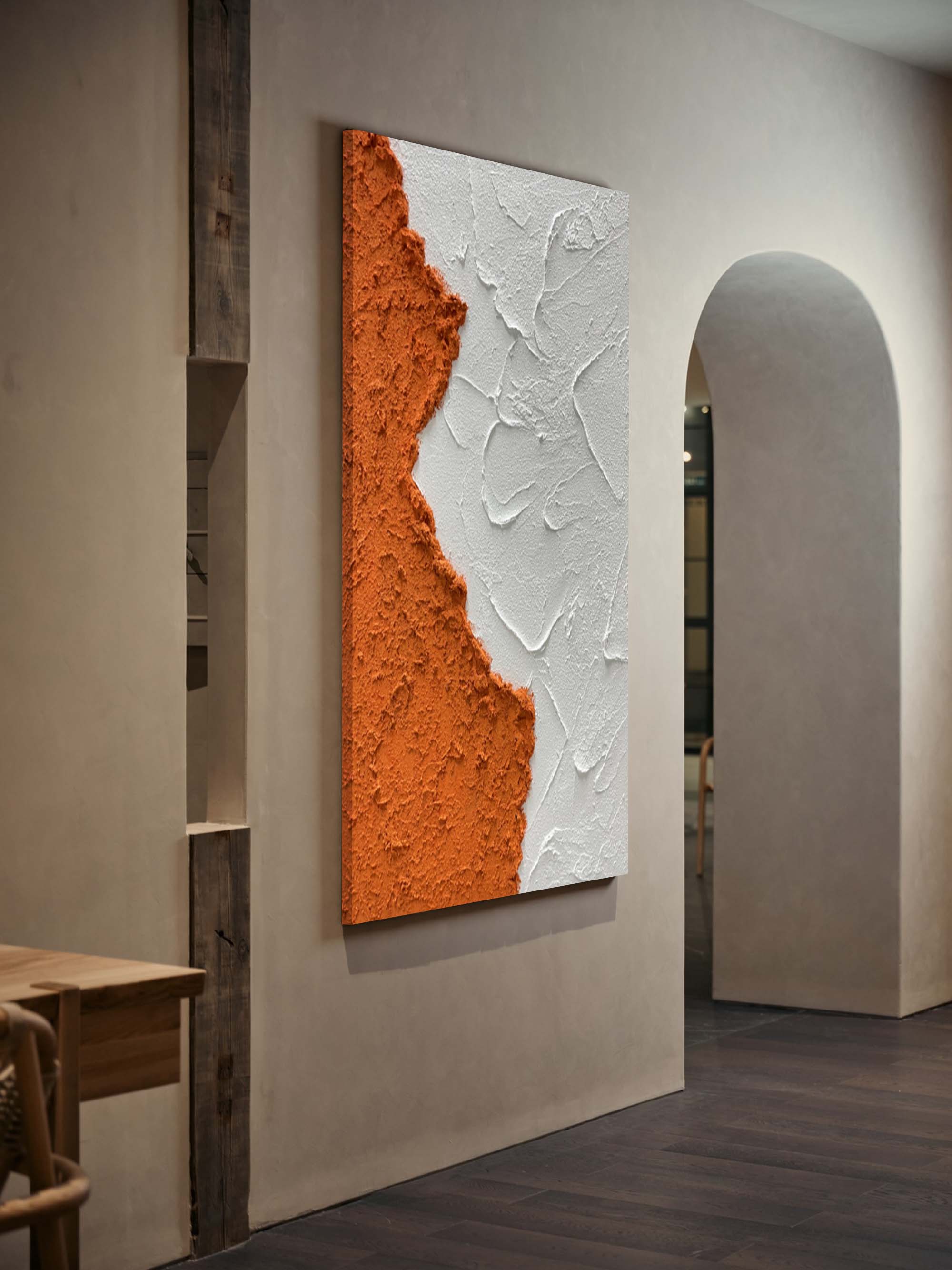 Textured Abstract Earth Tones Art