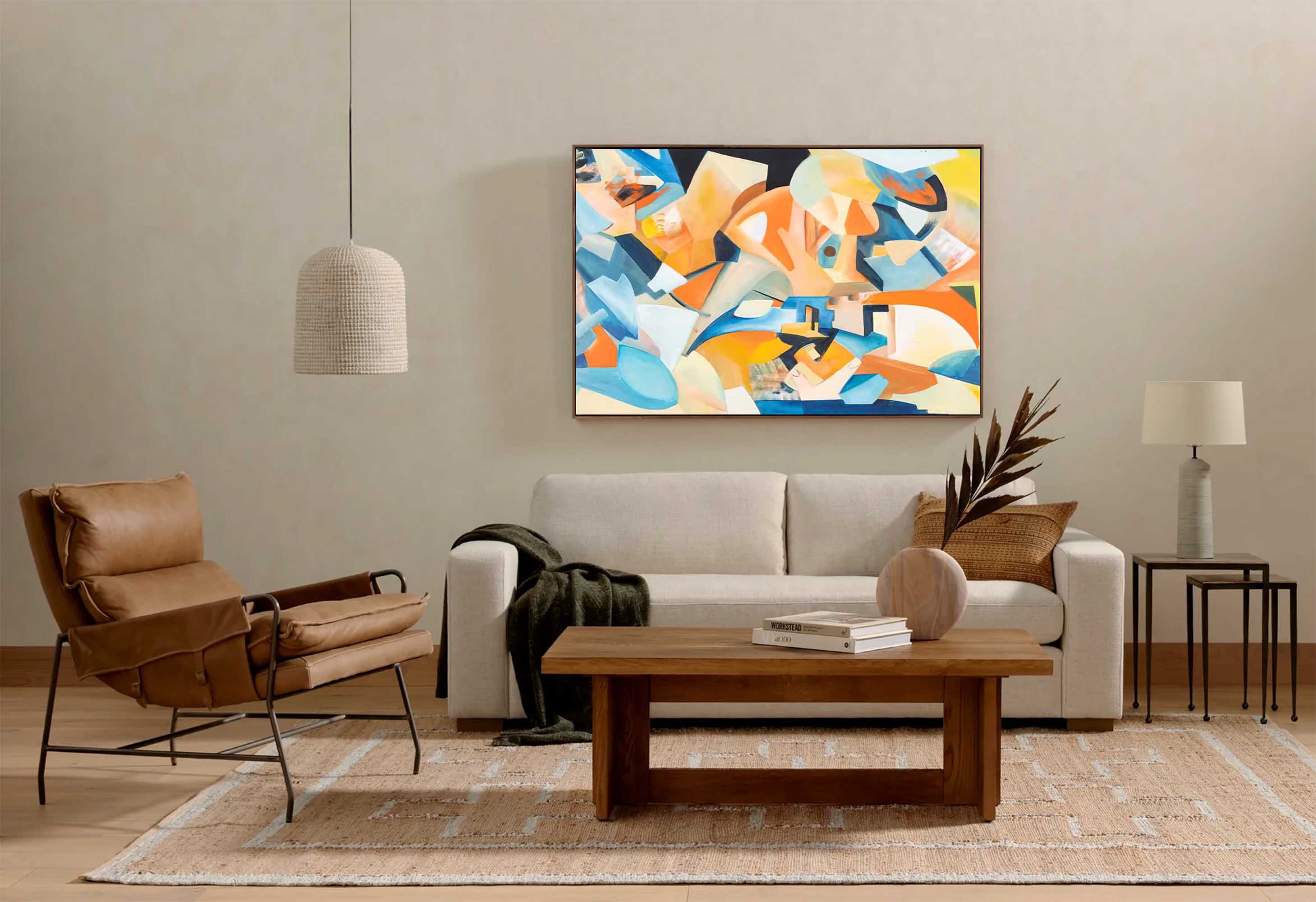 Geometric Abstract Colorful Art