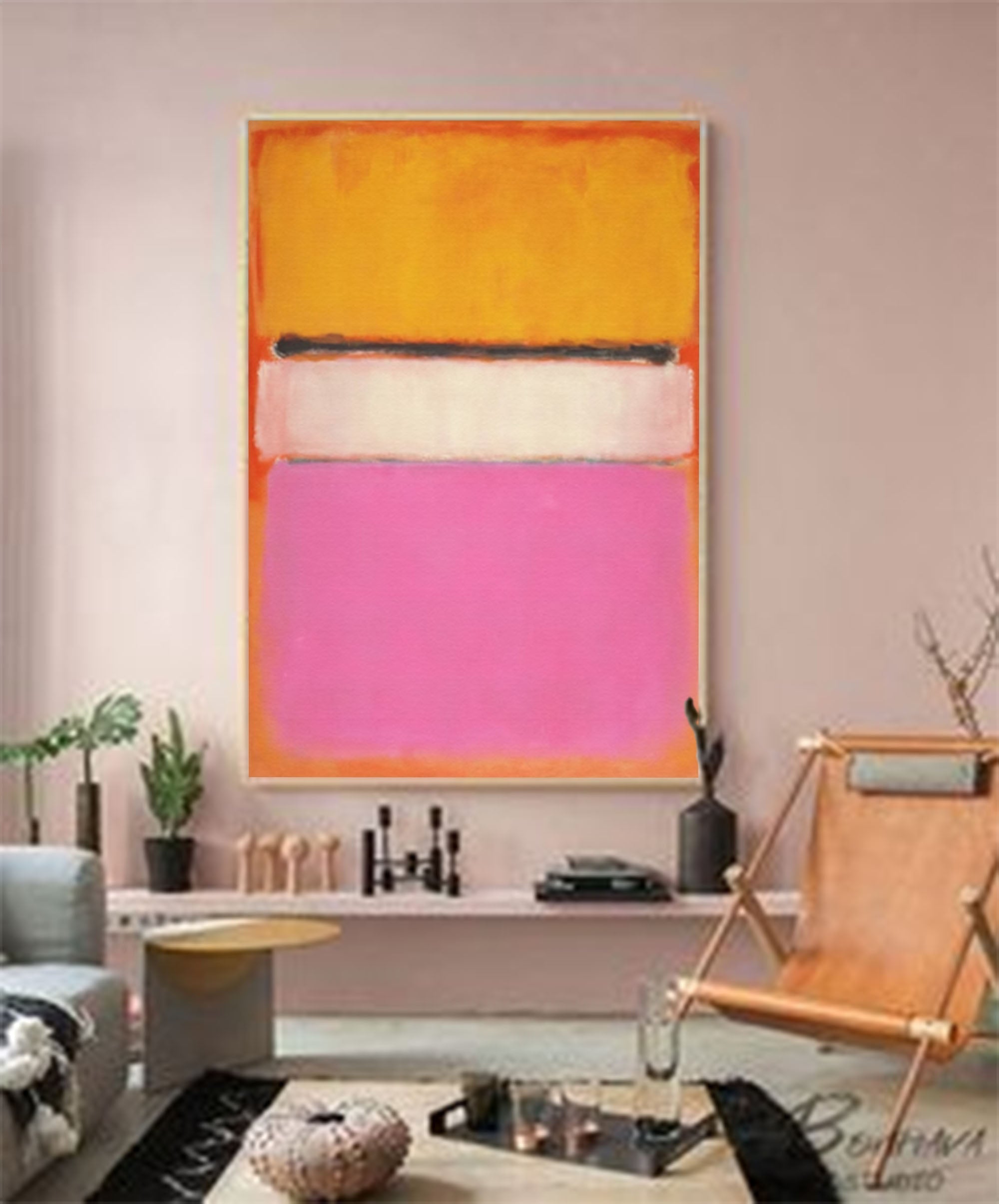 Vibrant Blocks: Bold Abstract Harmony