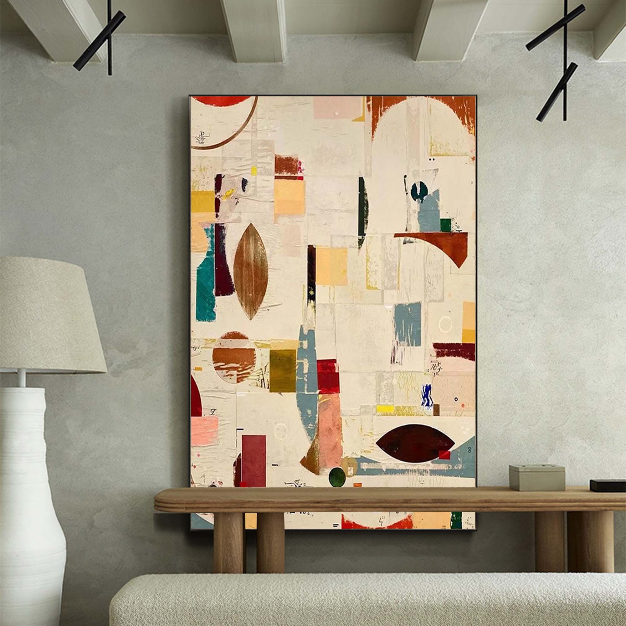Geometric Abstractions: Modern Art Collage
