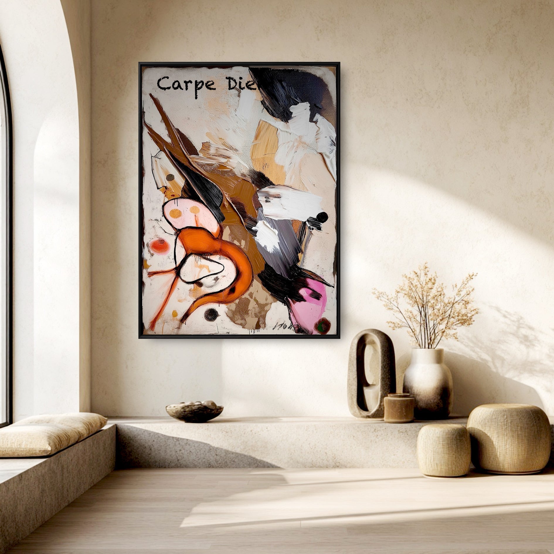 Abstract Colorful Carpe Diem