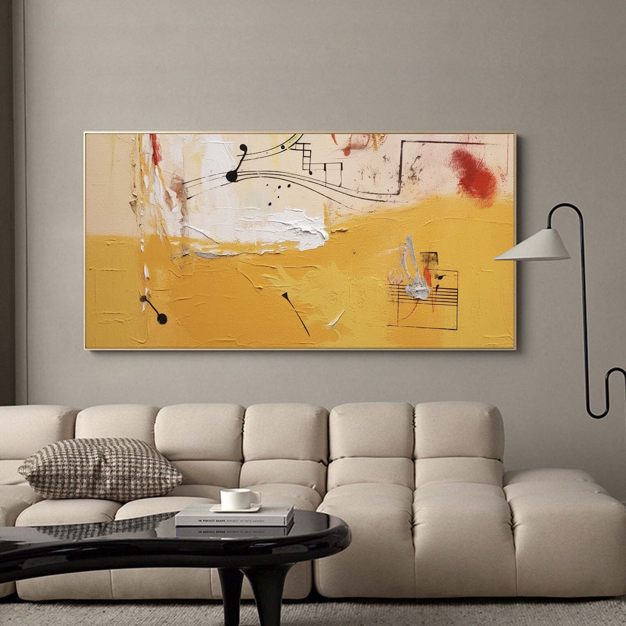 Melodies in Abstract Yellow
