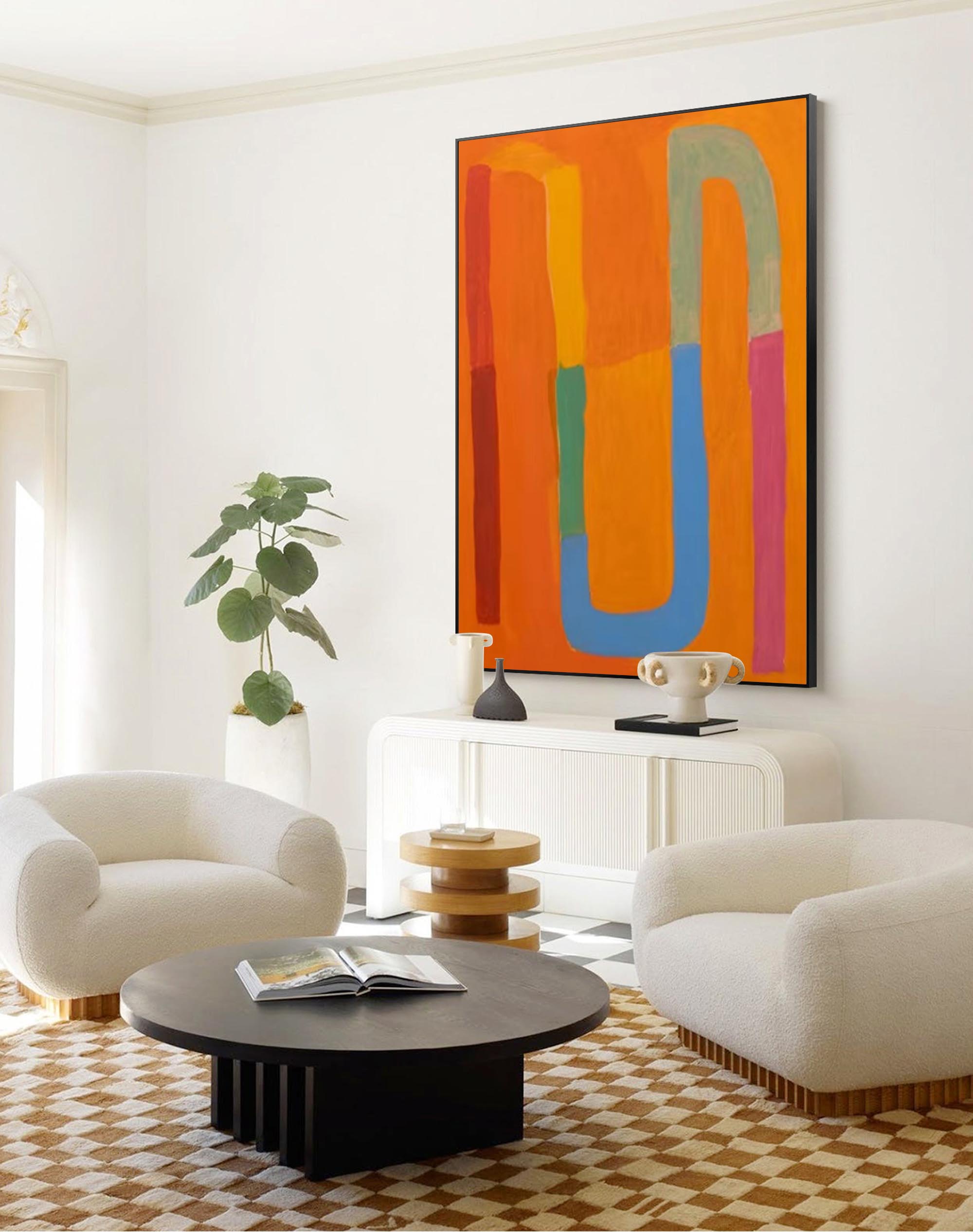 Vibrant Pathways: Abstract Color Flow