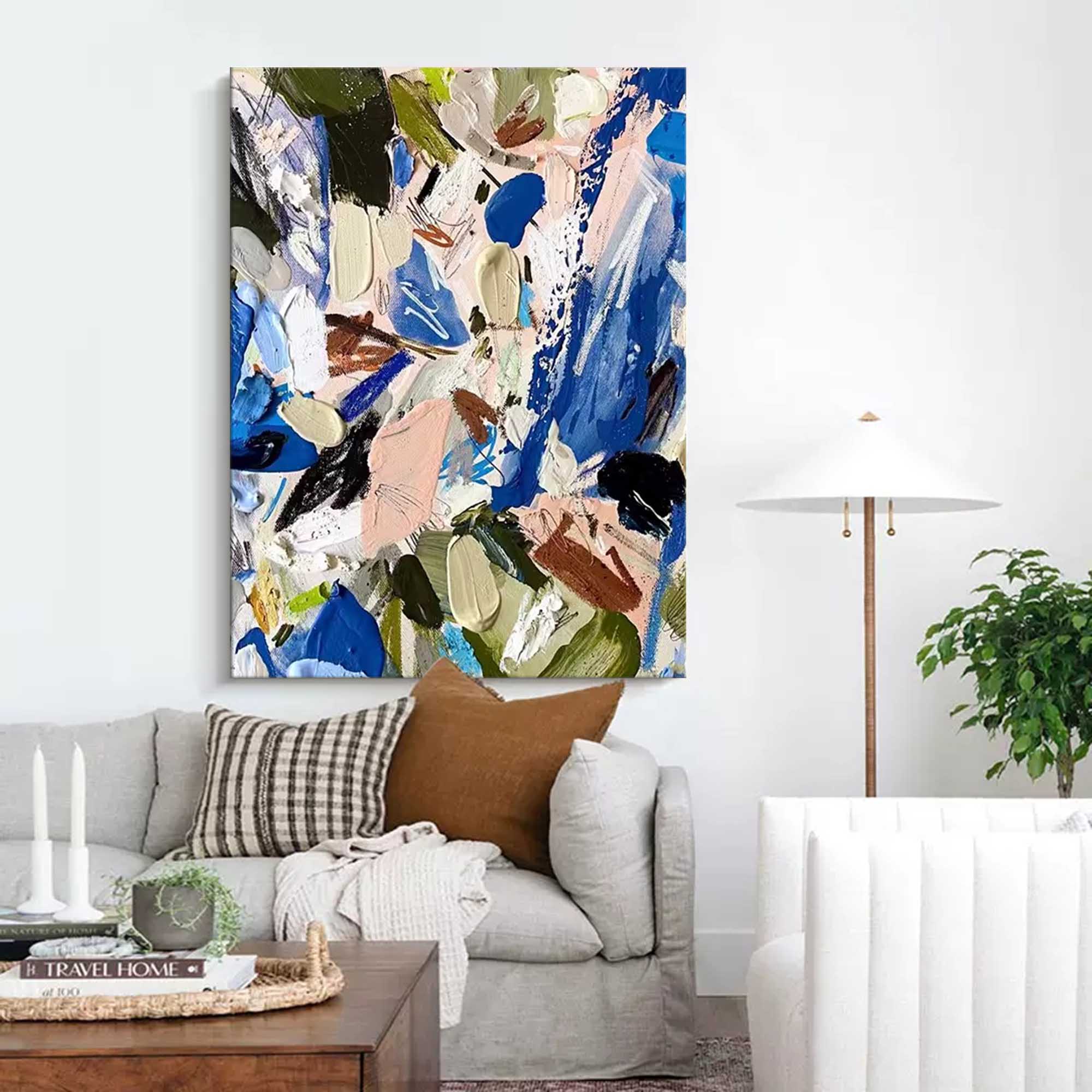 Vibrant Abstract Expressionist Art