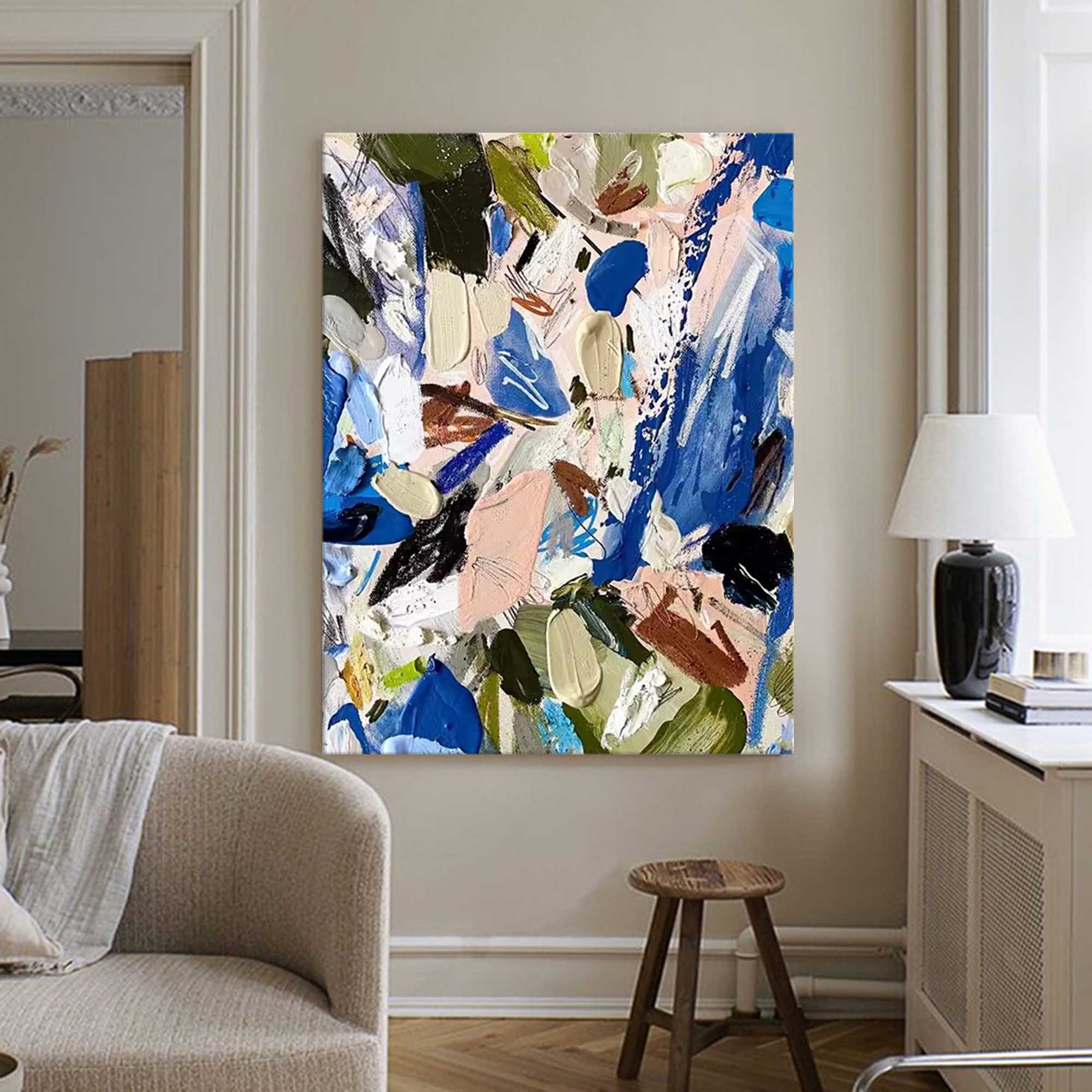 Vibrant Abstract Expressionist Art