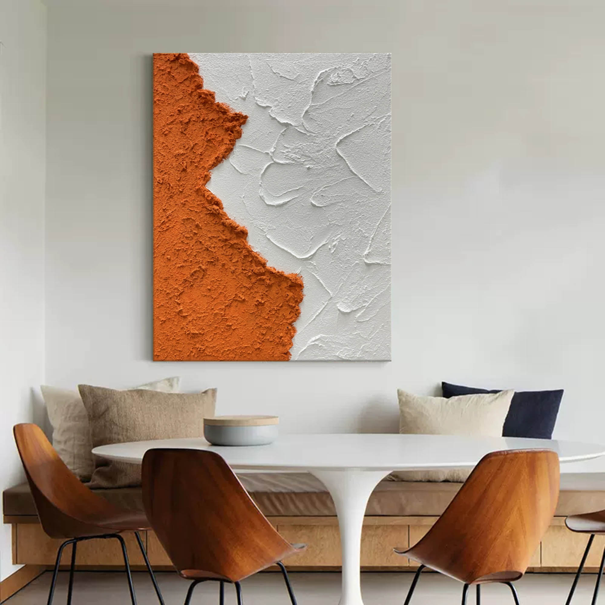 Textured Abstract Earth Tones Art