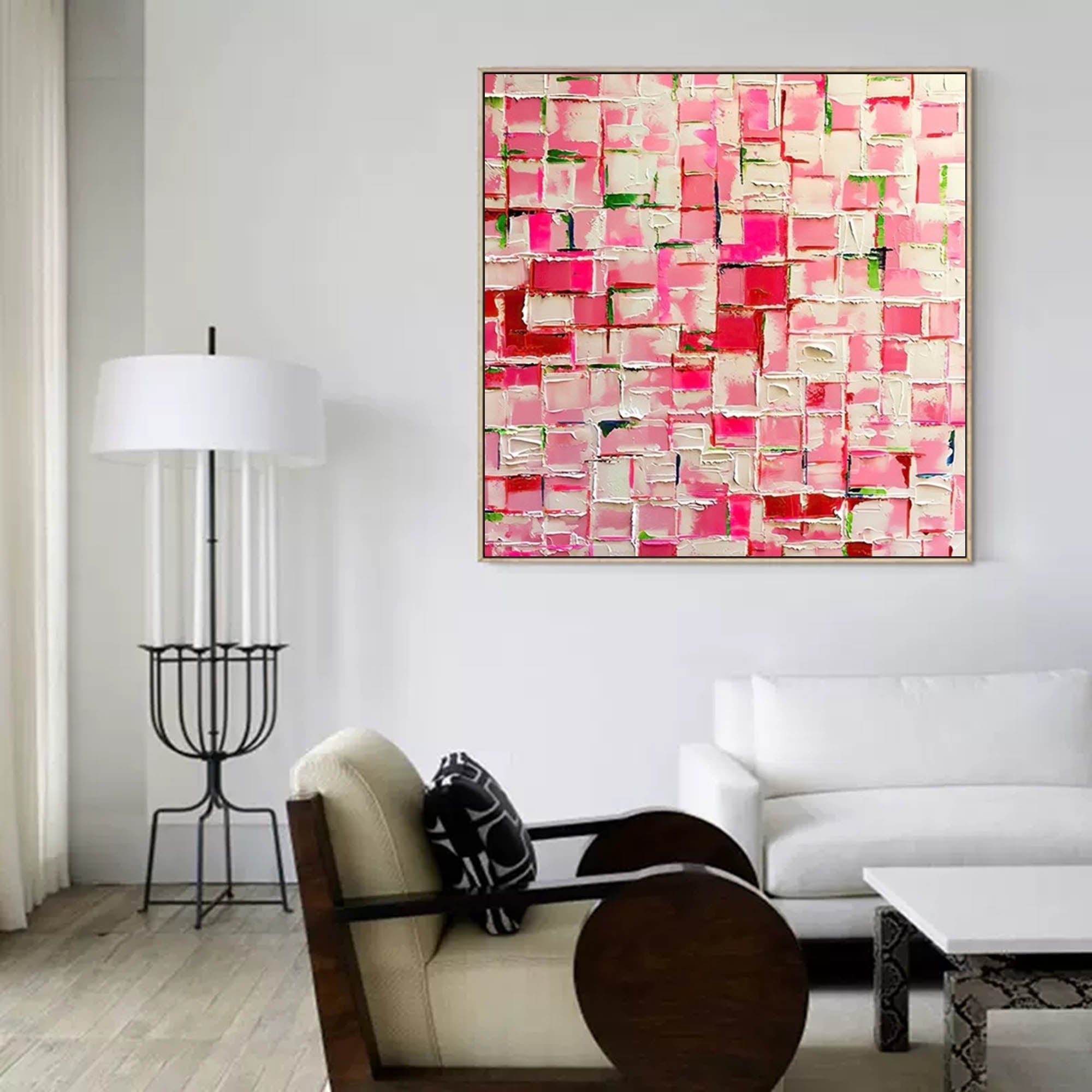 Spring Mosaic in Pink