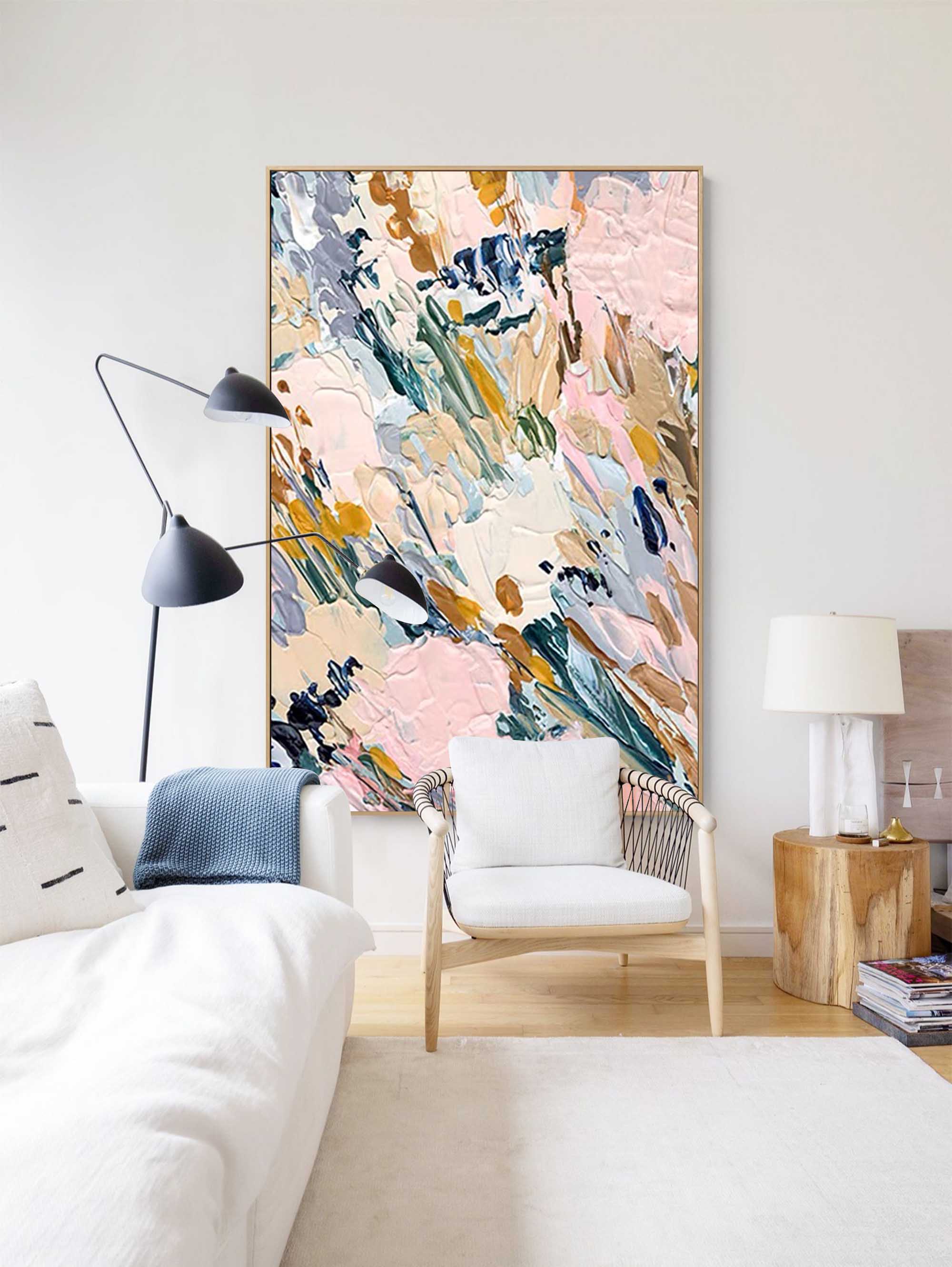 Pastel Bloom Abstract