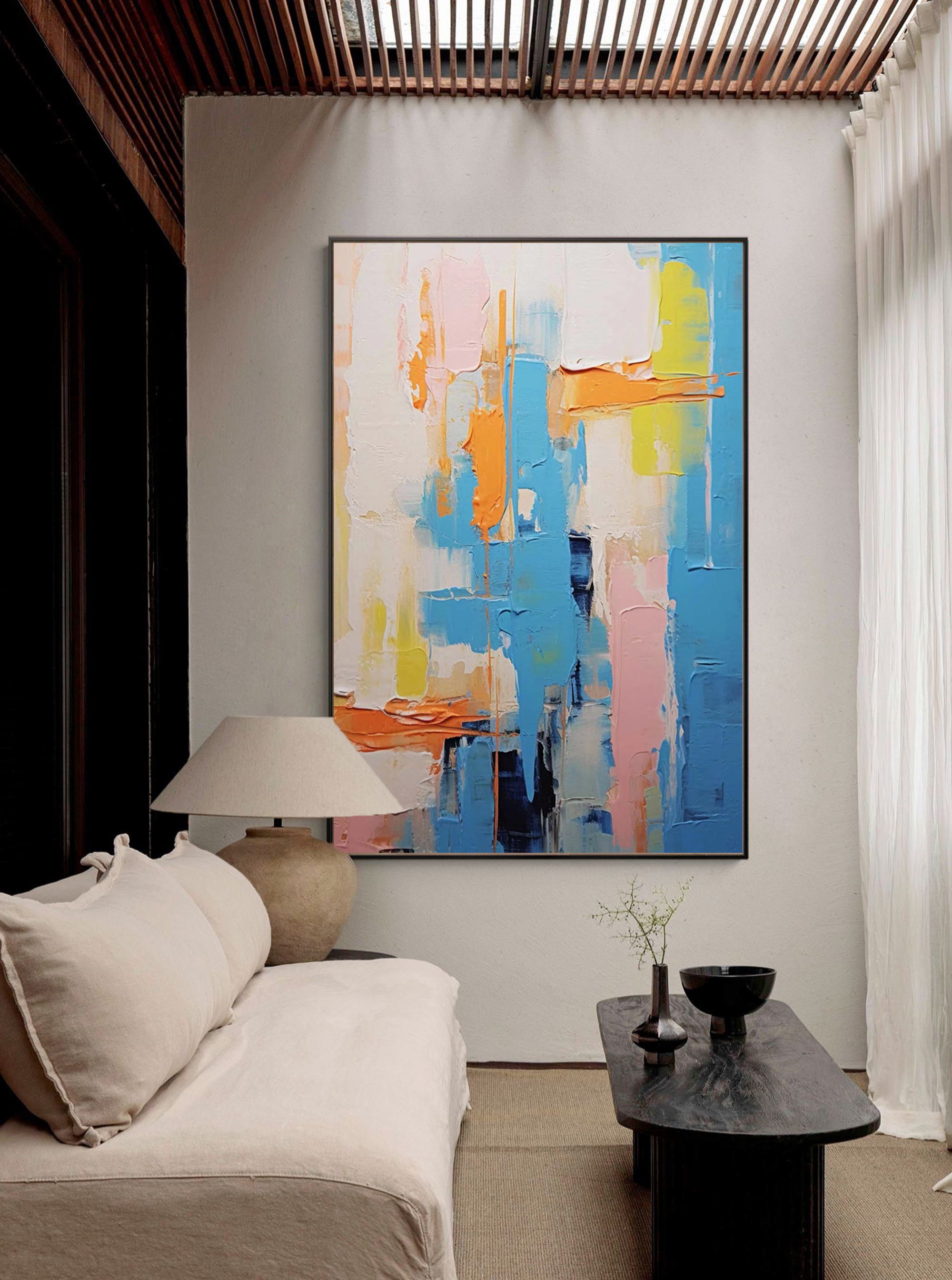Vibrant Layers: Abstract Color Play