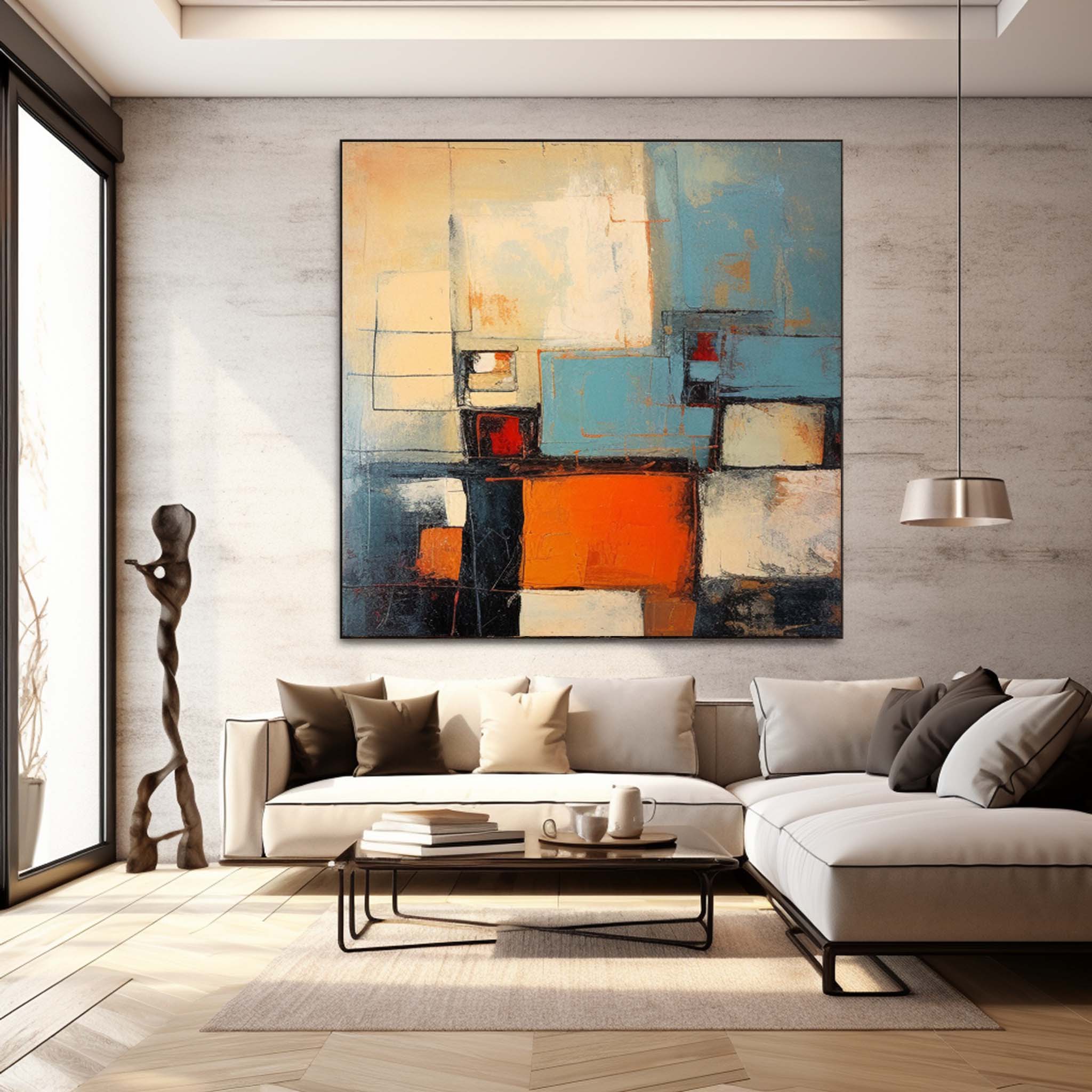 Abstract Canvas Art #AB318
