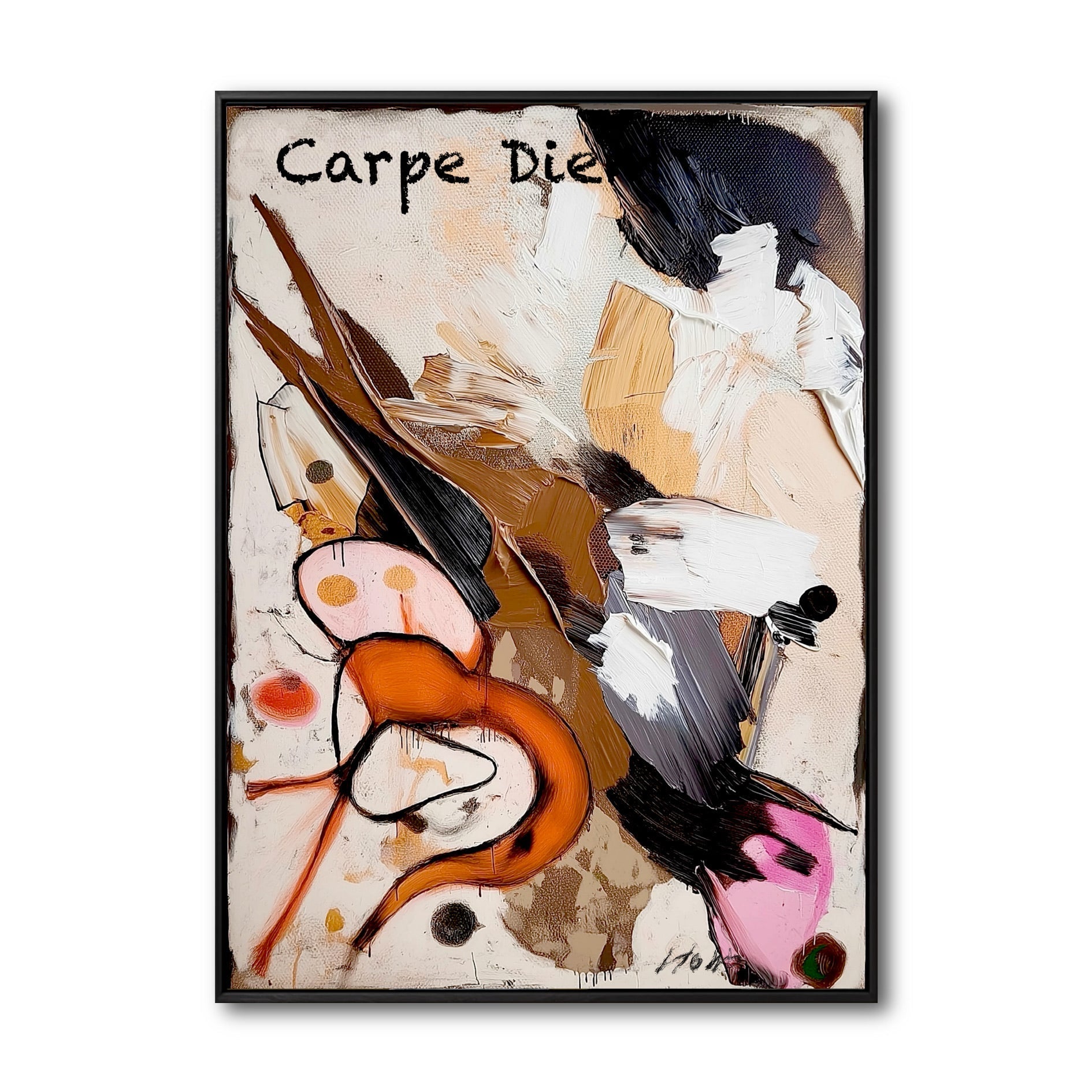 Abstract Colorful Carpe Diem