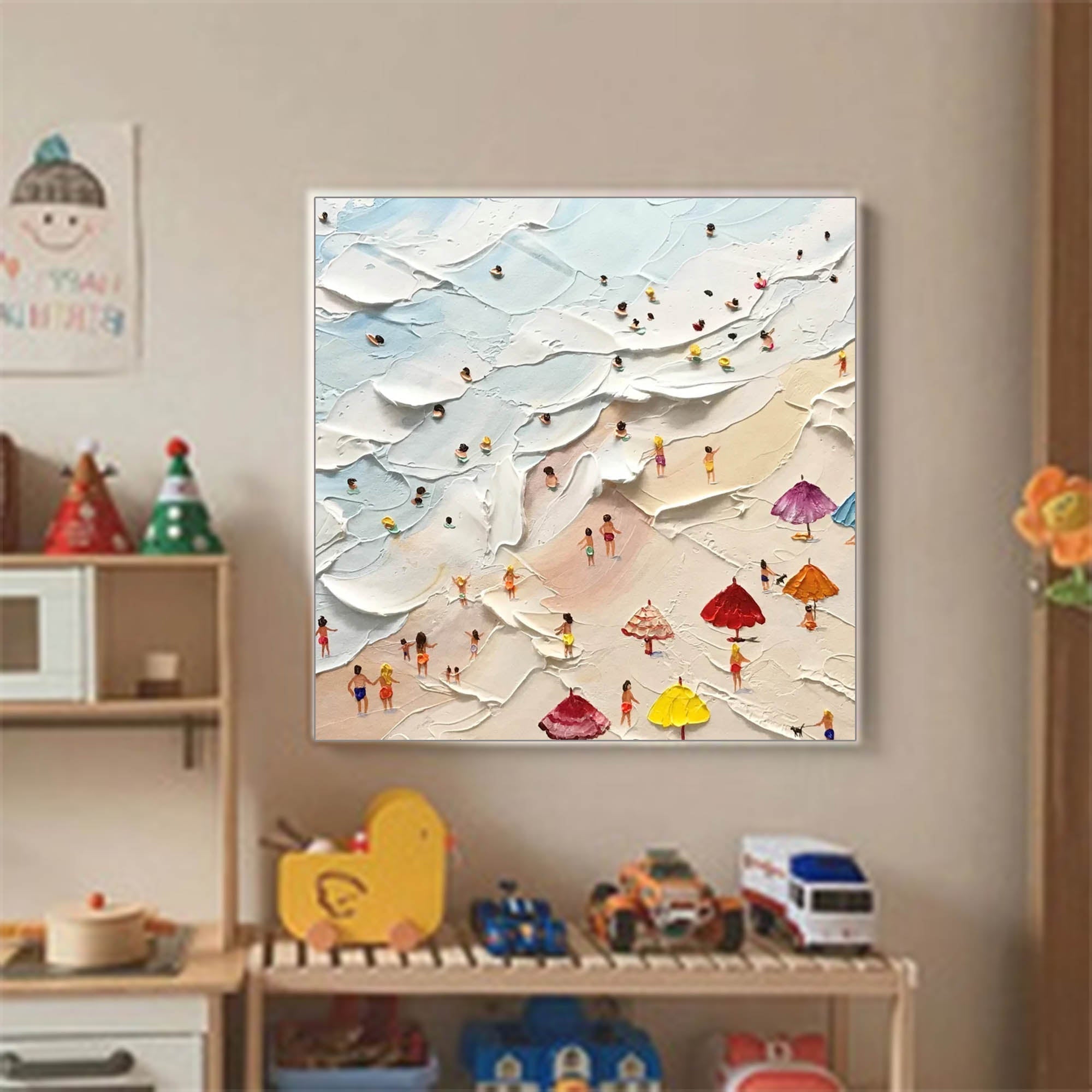 Summer Beach Vibes: Textured Coastal Life