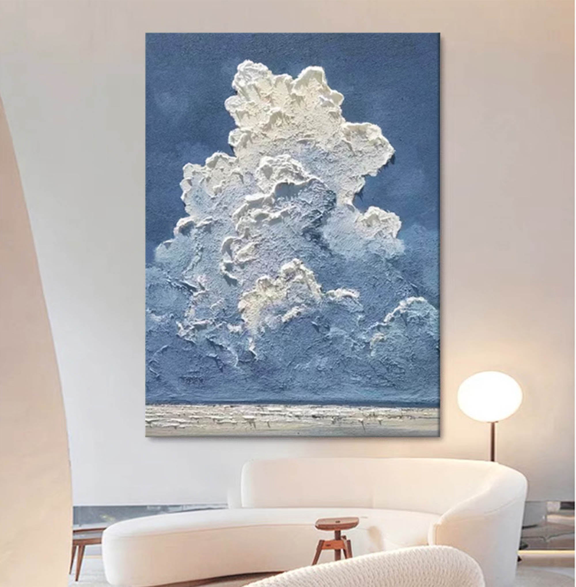 Clouds in Motion: Textured Sky Art