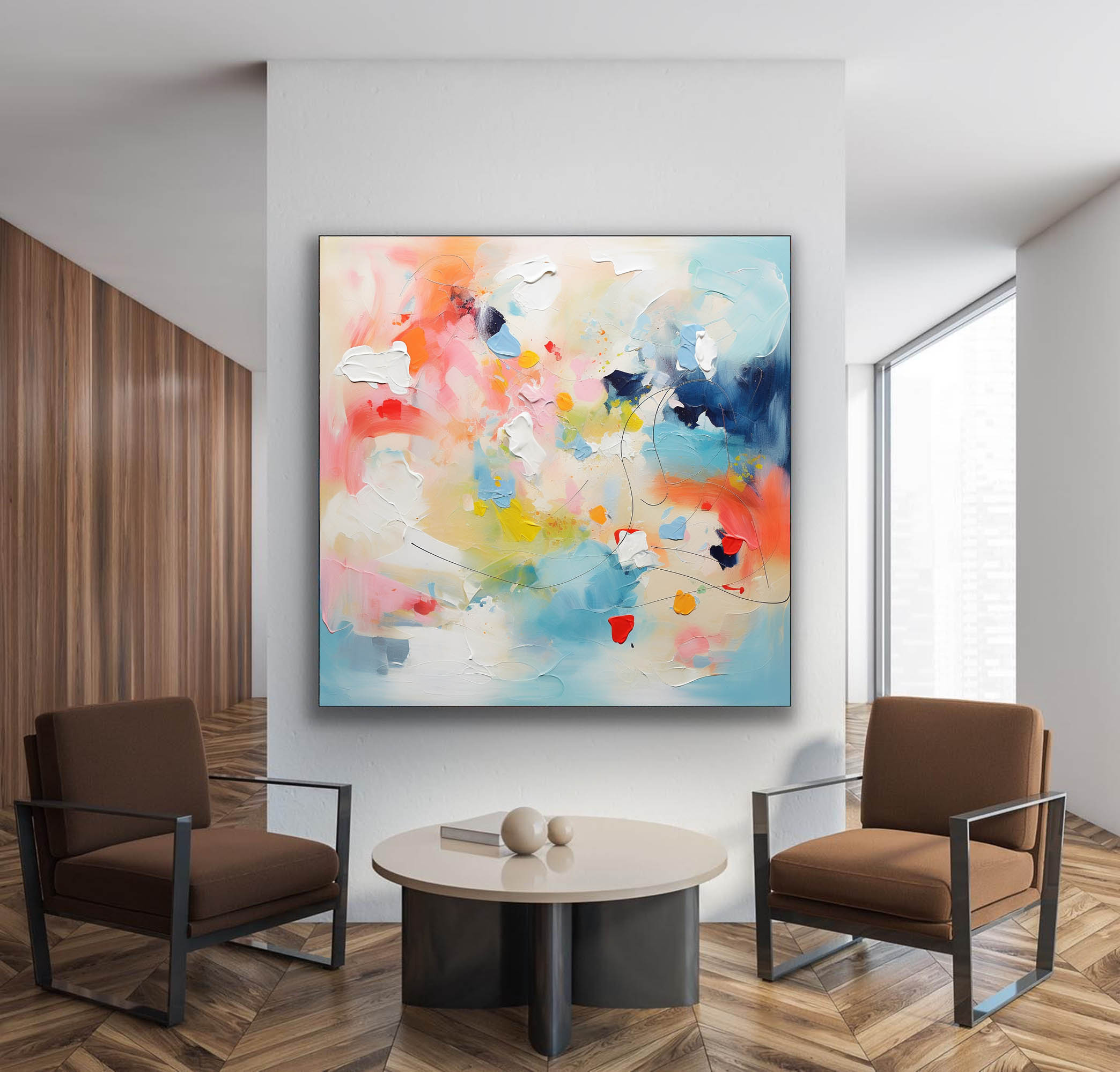 Vibrant Abstract Color Motion Art